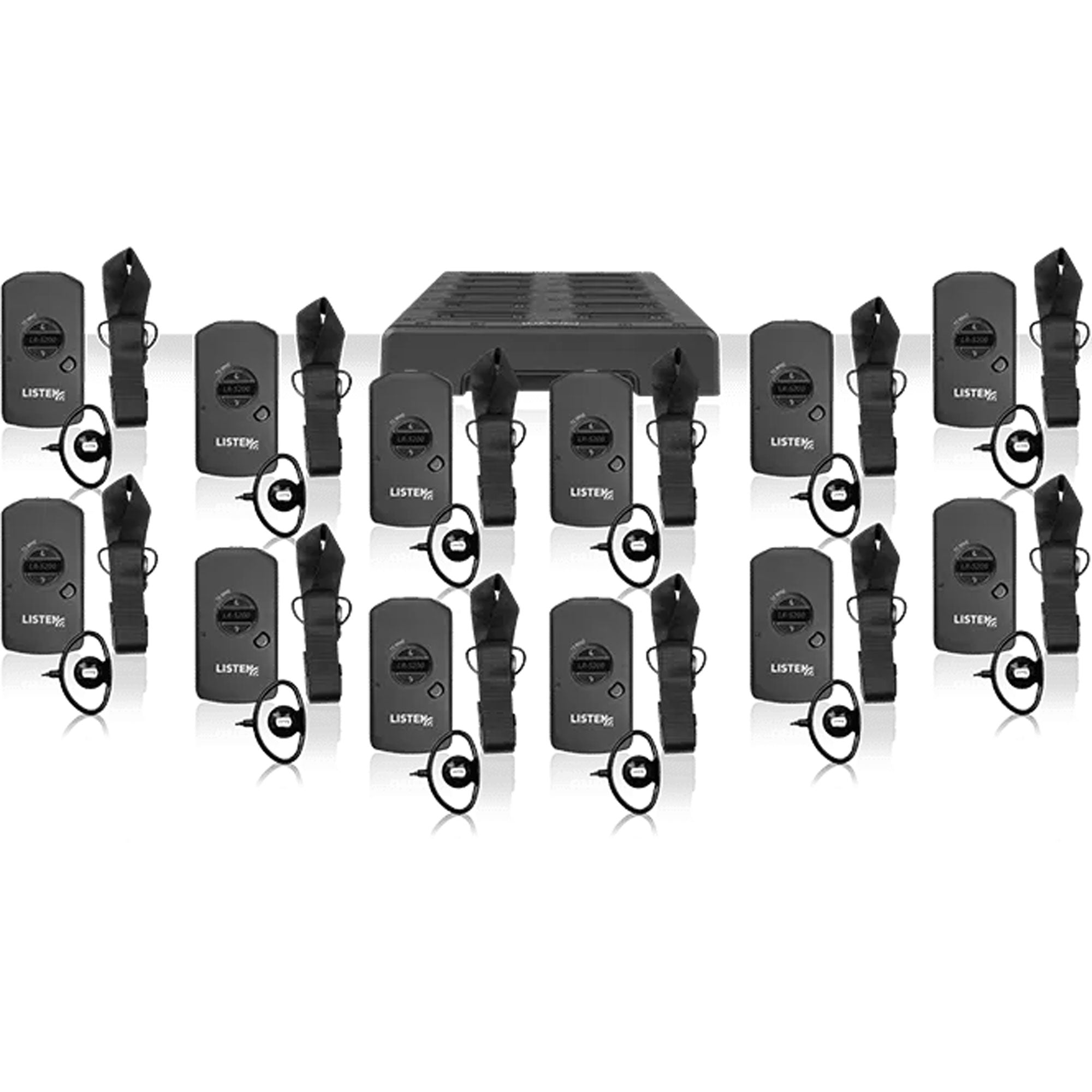 Listen Technologies LP-51-072-01 Advanced Intelligent DSP RF Receiver 12-Pack (72 MHz)