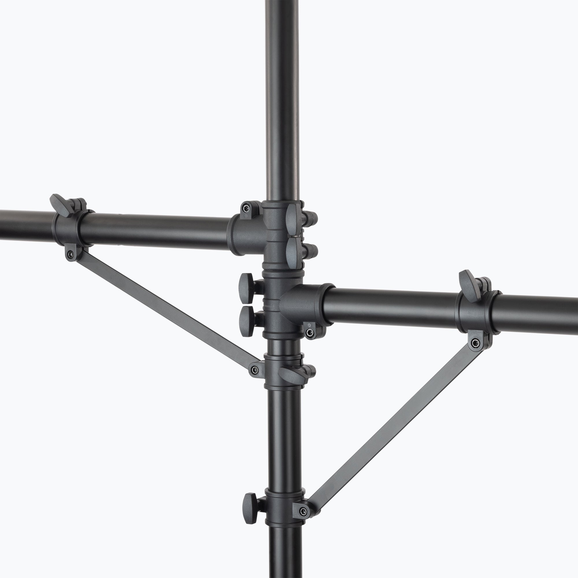 On-Stage LS7720BLT Lighting Stand with Side Bars (Black, 10.5')