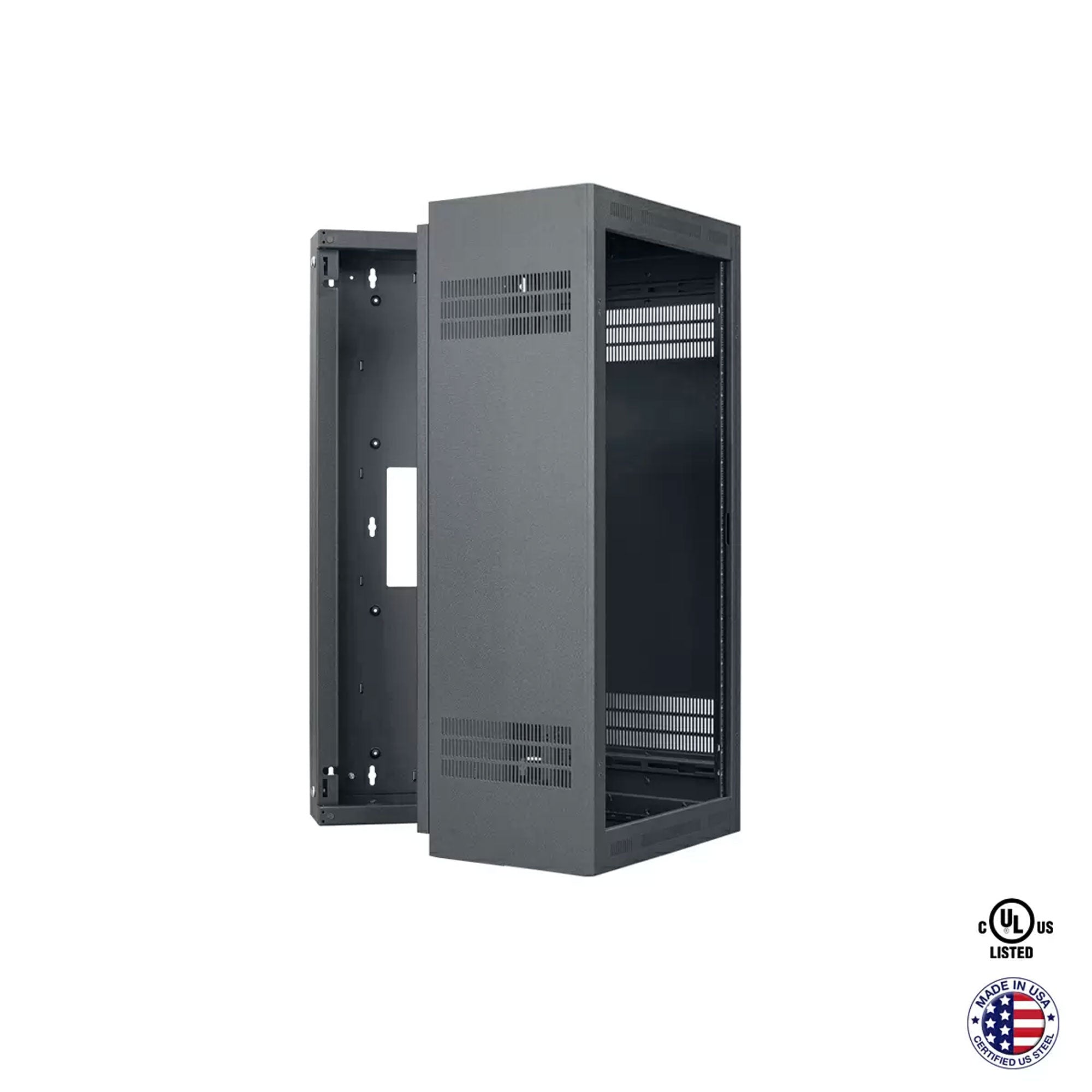 Lowell LWR-2419 19" 24U Wall Mount Rack