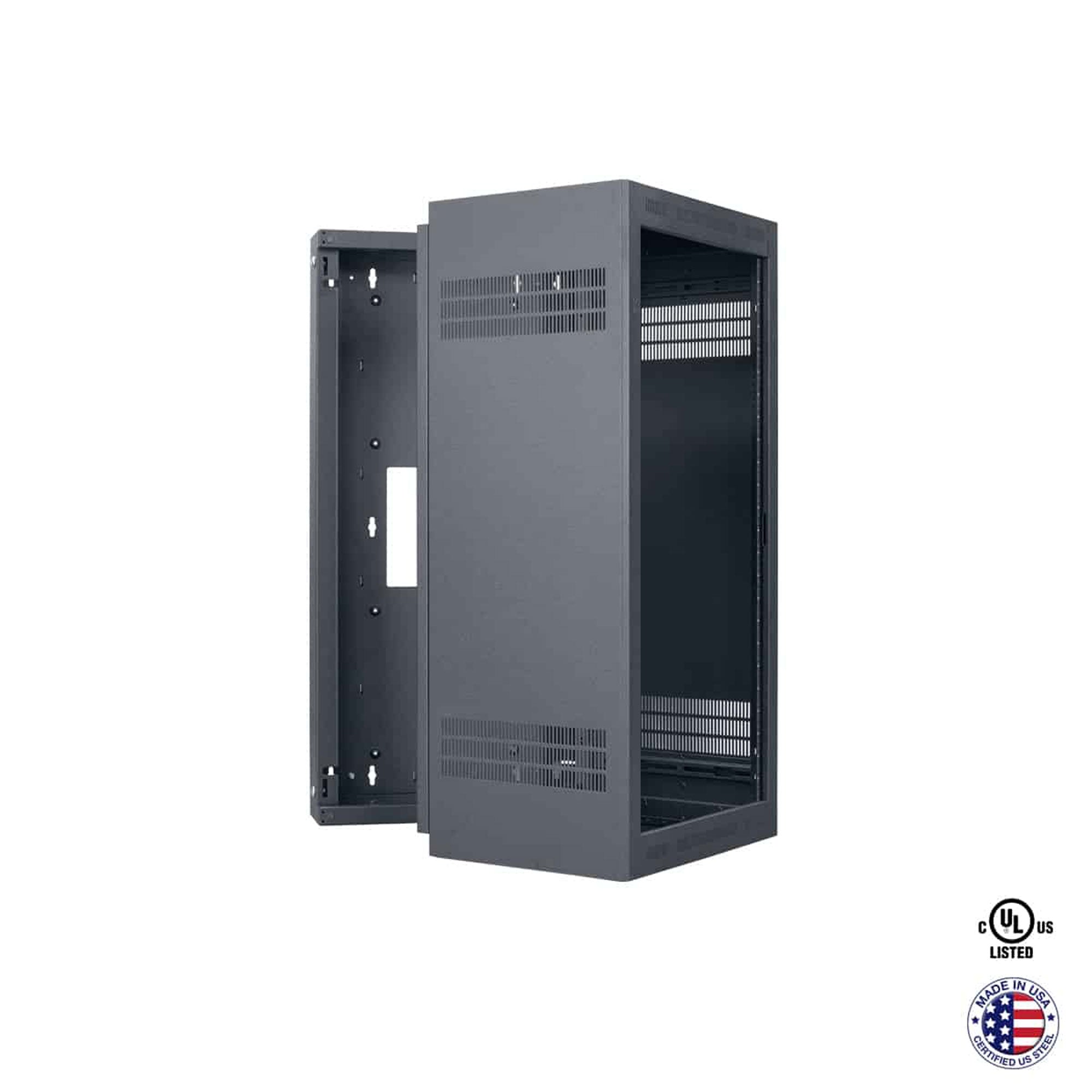 Lowell LWR-2423 23" 24U Wall Mount Rack