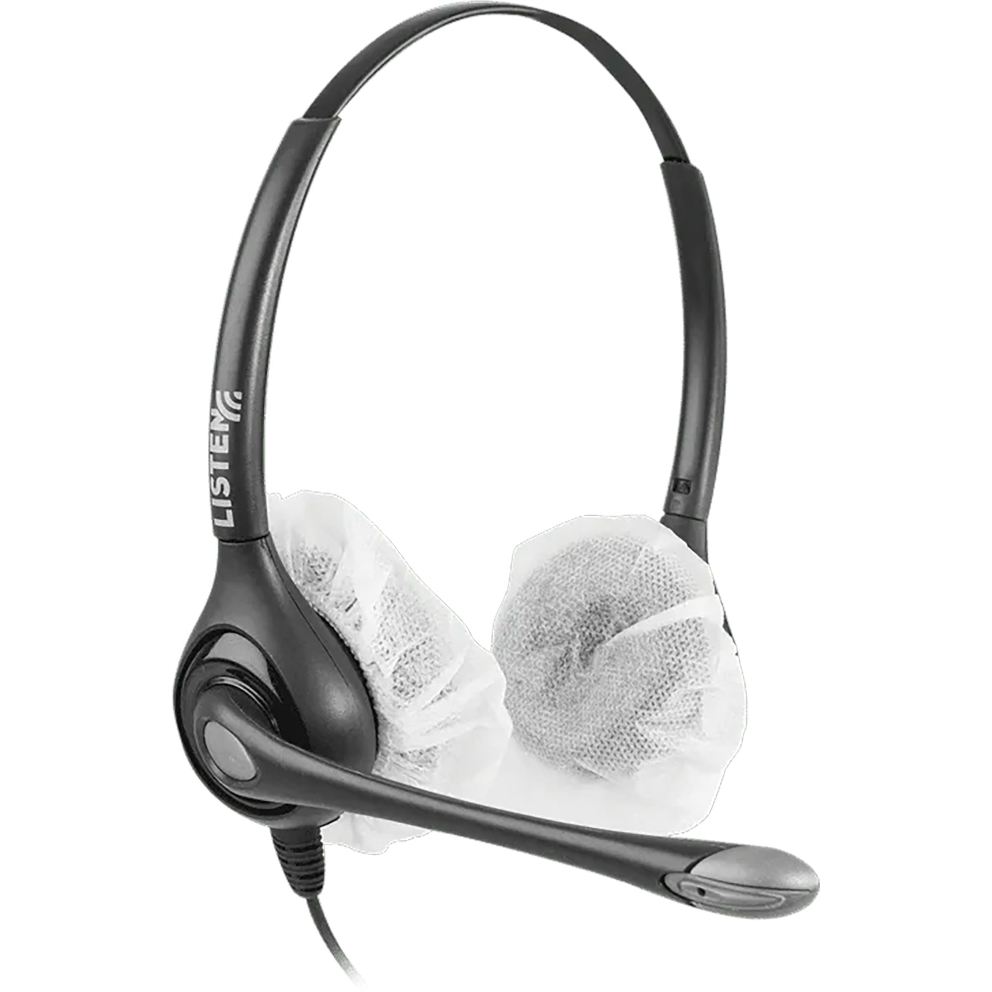 Listen Technologies LA-168 Sanitary Covers for Stereo Headphones (10 Pack)