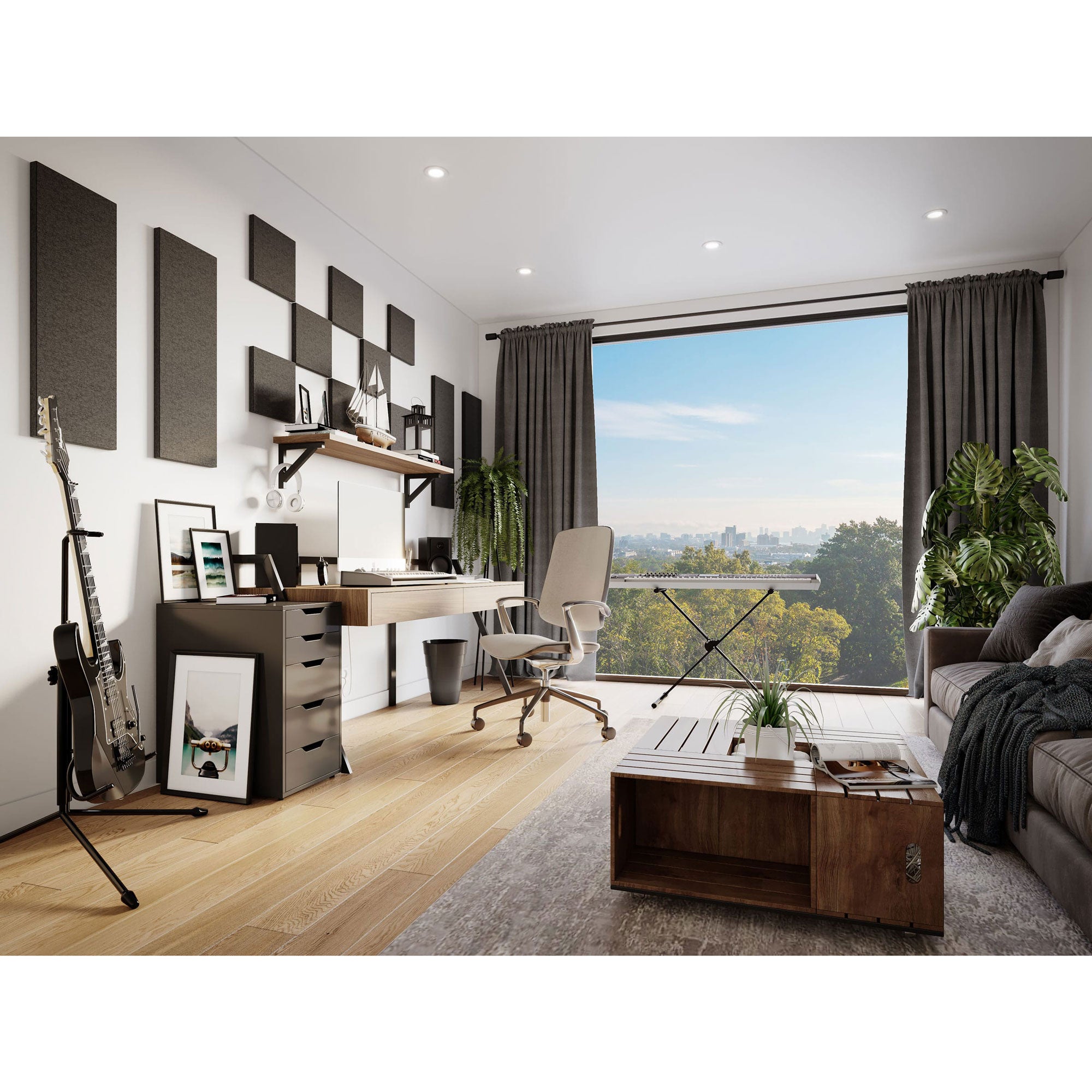 Primacoustic London 8 Studio Room Acoustic Kit (Black)