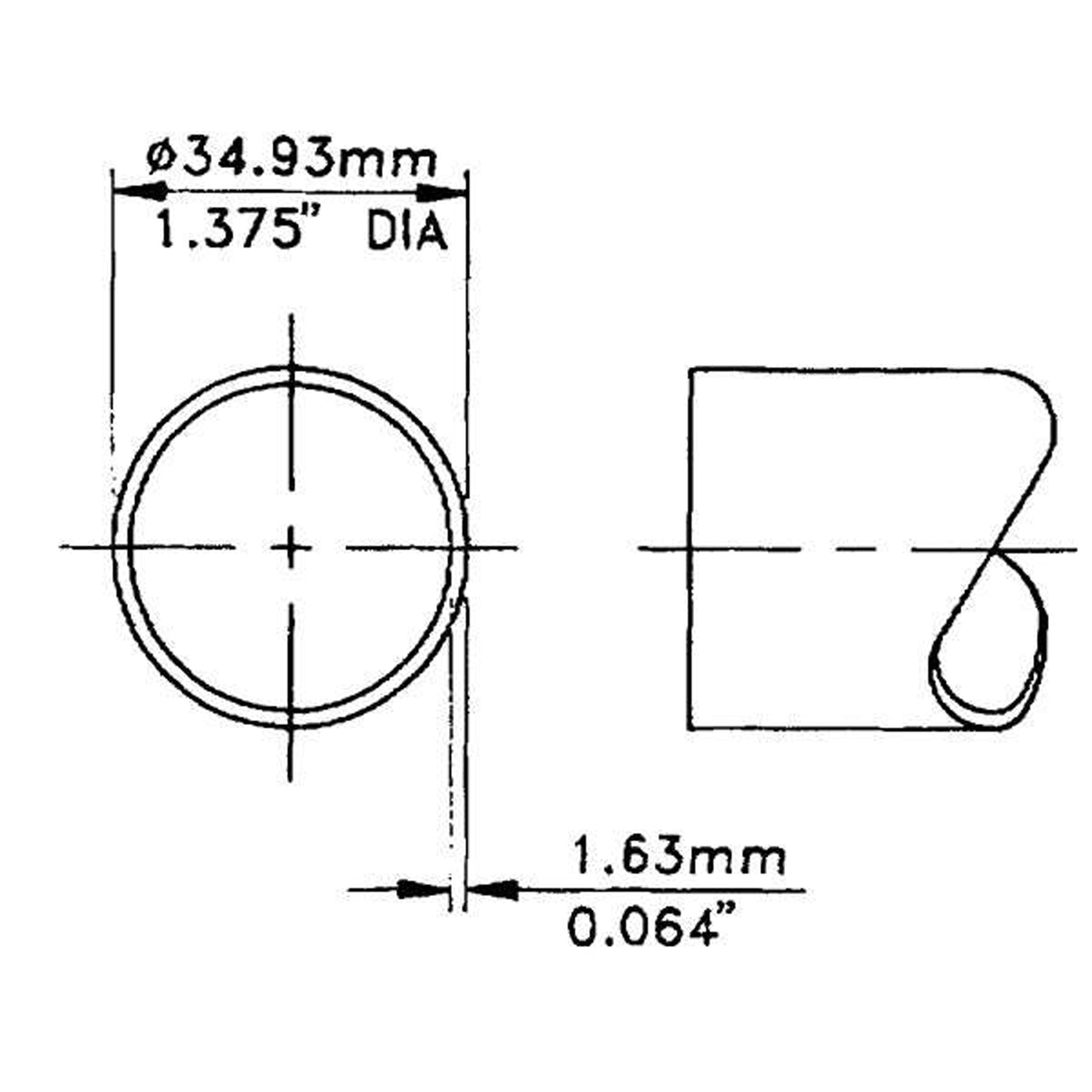 Penn Elcom M154306 Steel Tube for Speaker Cabinets (26" x 1-3/8")
