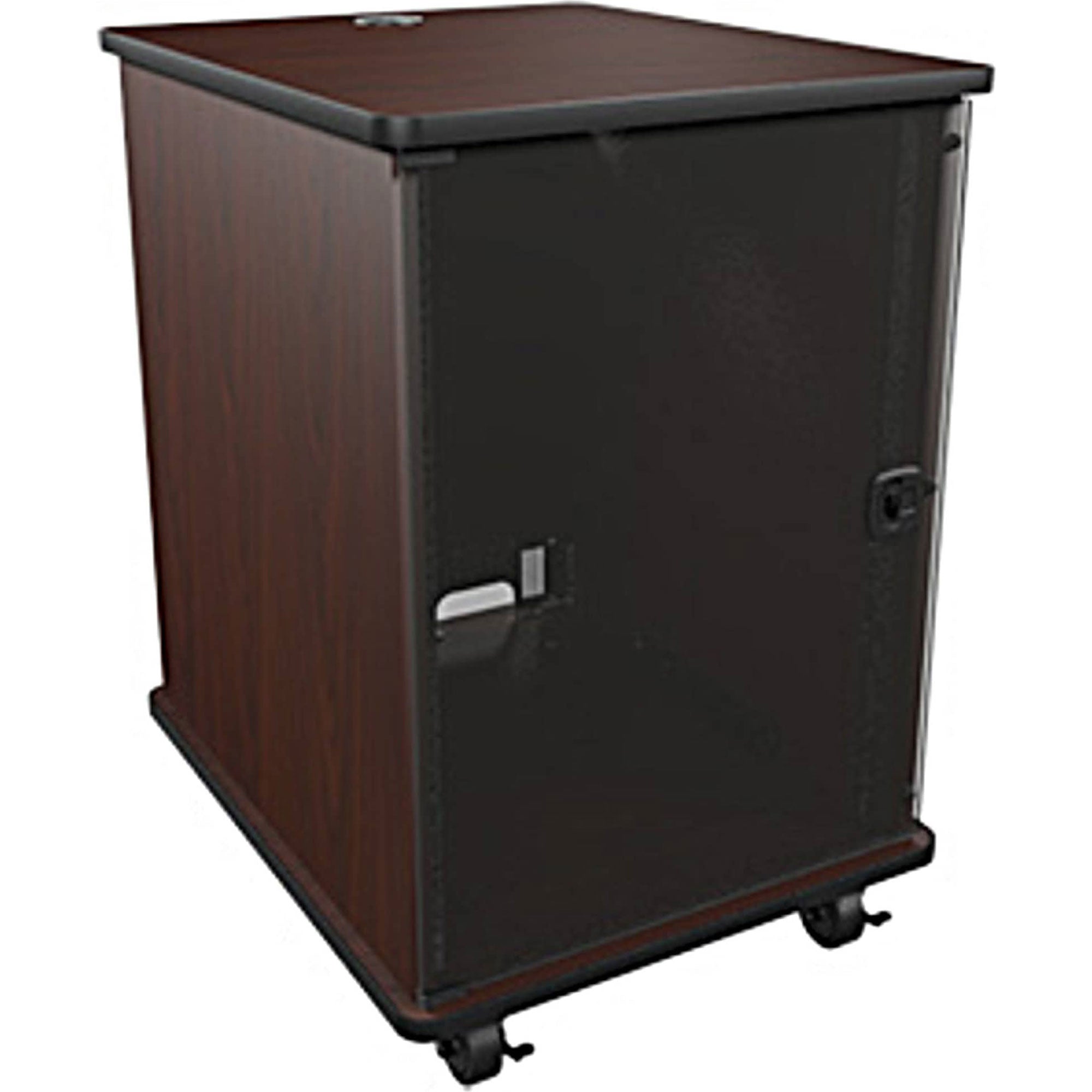 Middle Atlantic MFR-1627GC Mobile Furniture Rack 16U (Grained Dark Cherry)