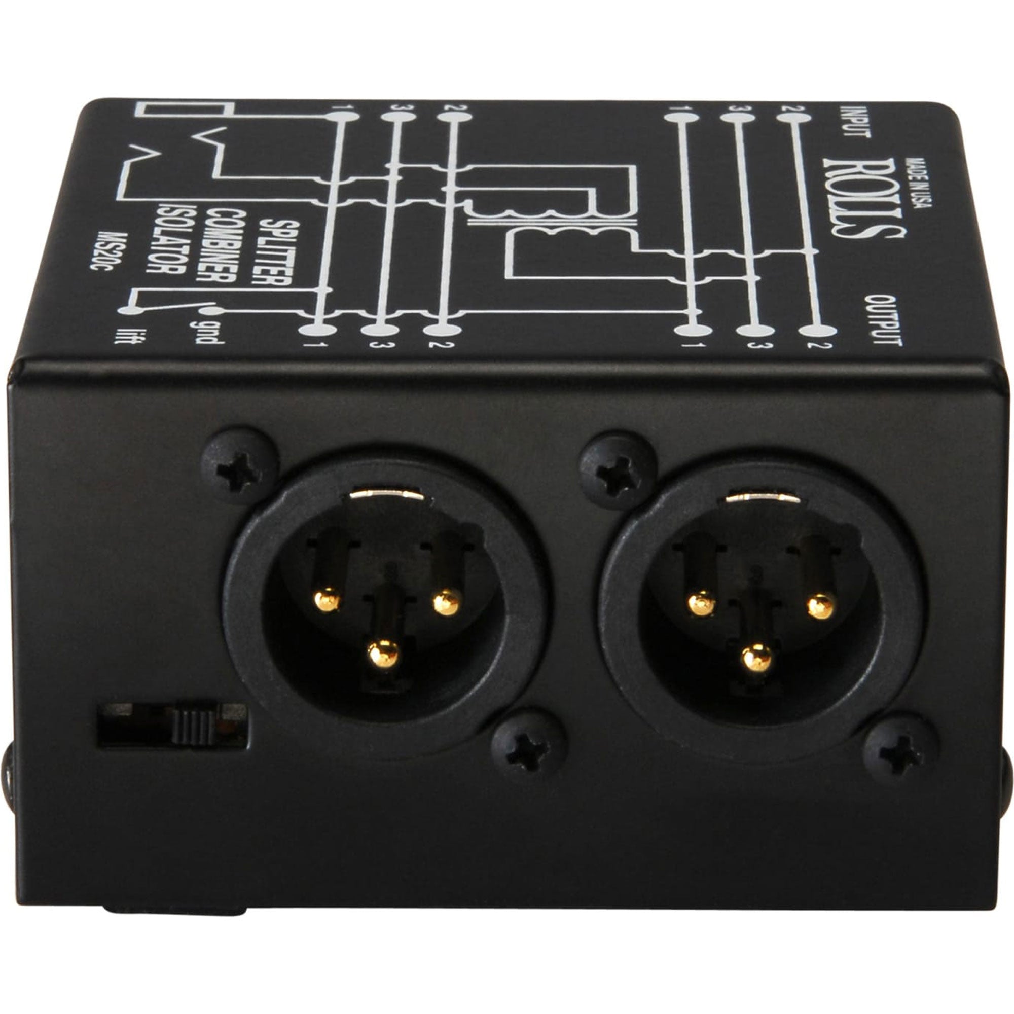 Rolls MS20c Mic Splitter/Combiner/Isolator
