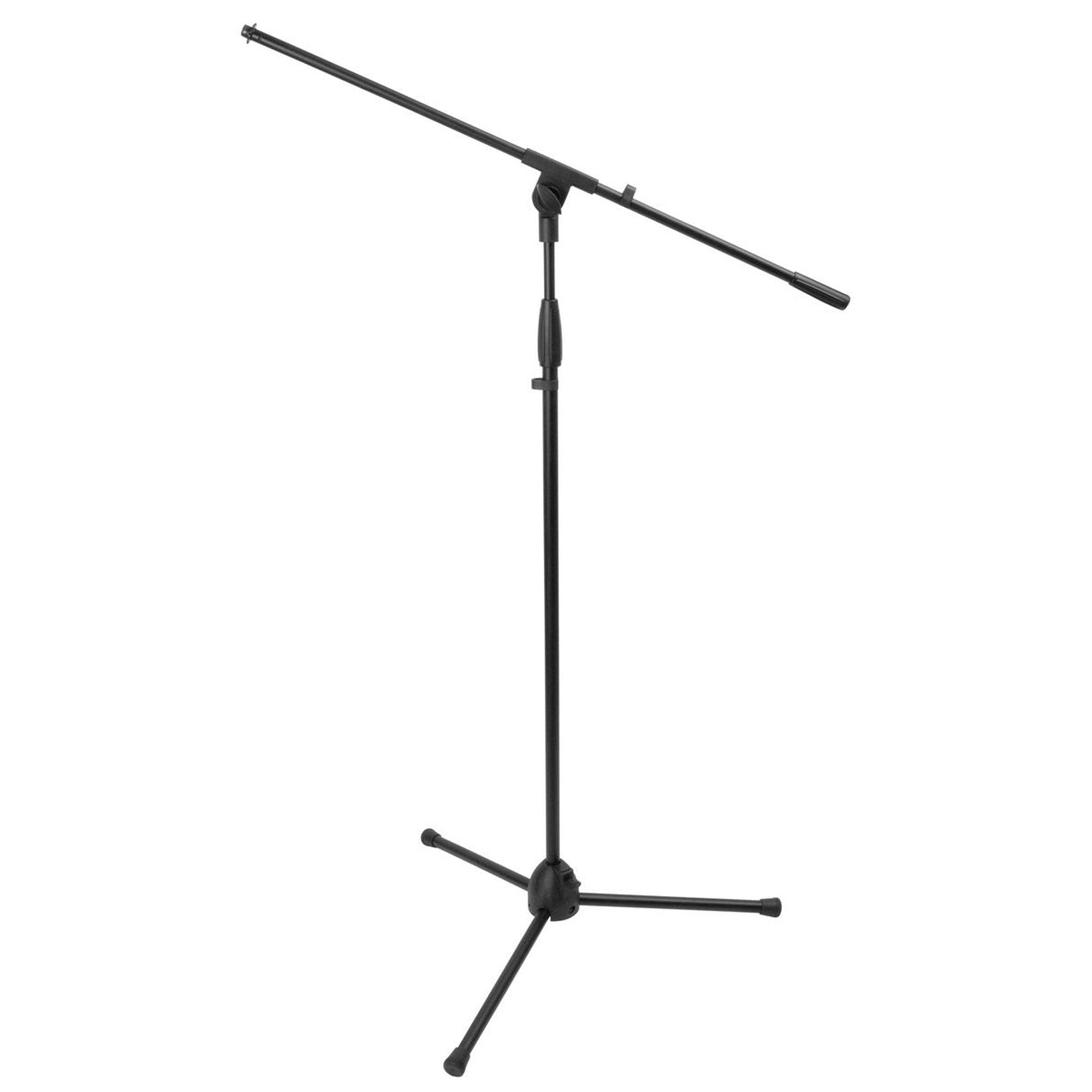 On-Stage MS7500 Microphone Boom Stand Pack with Mic & Cable (Black)