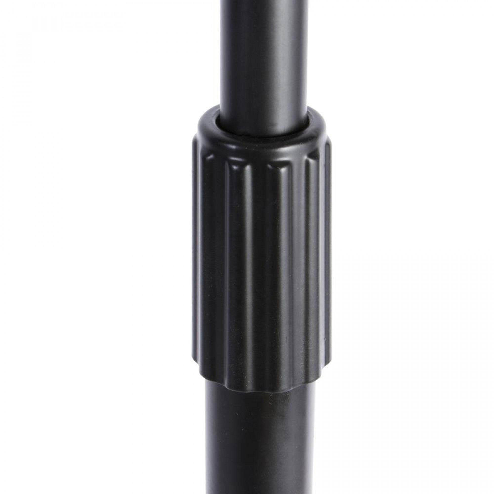 On-Stage MS7625B Hex-Base Quarter-Turn Threadless Microphone Stand (Black)