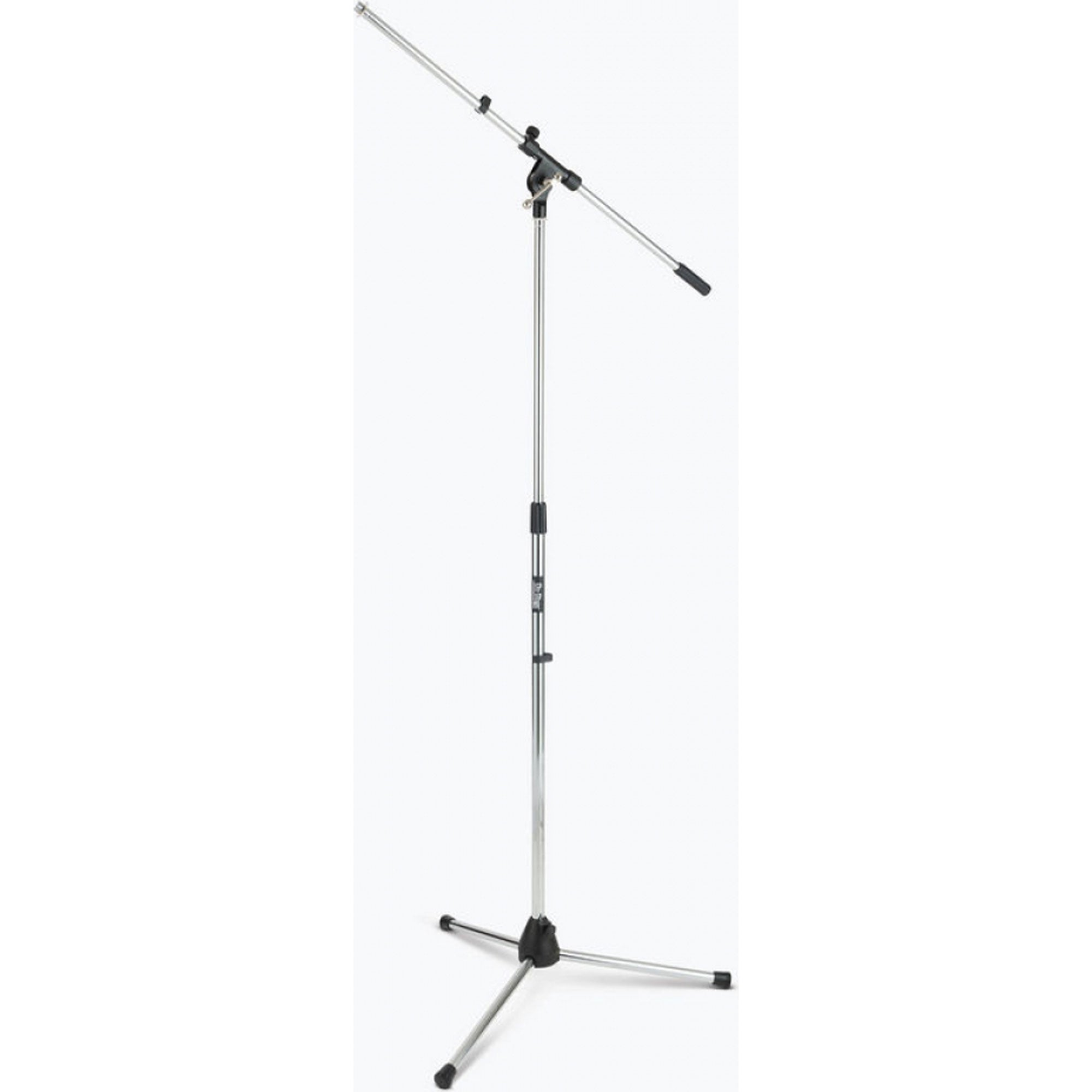 On-Stage MS7701C Tripod Base Euro-Style Microphone Boom Stand (Chrome)