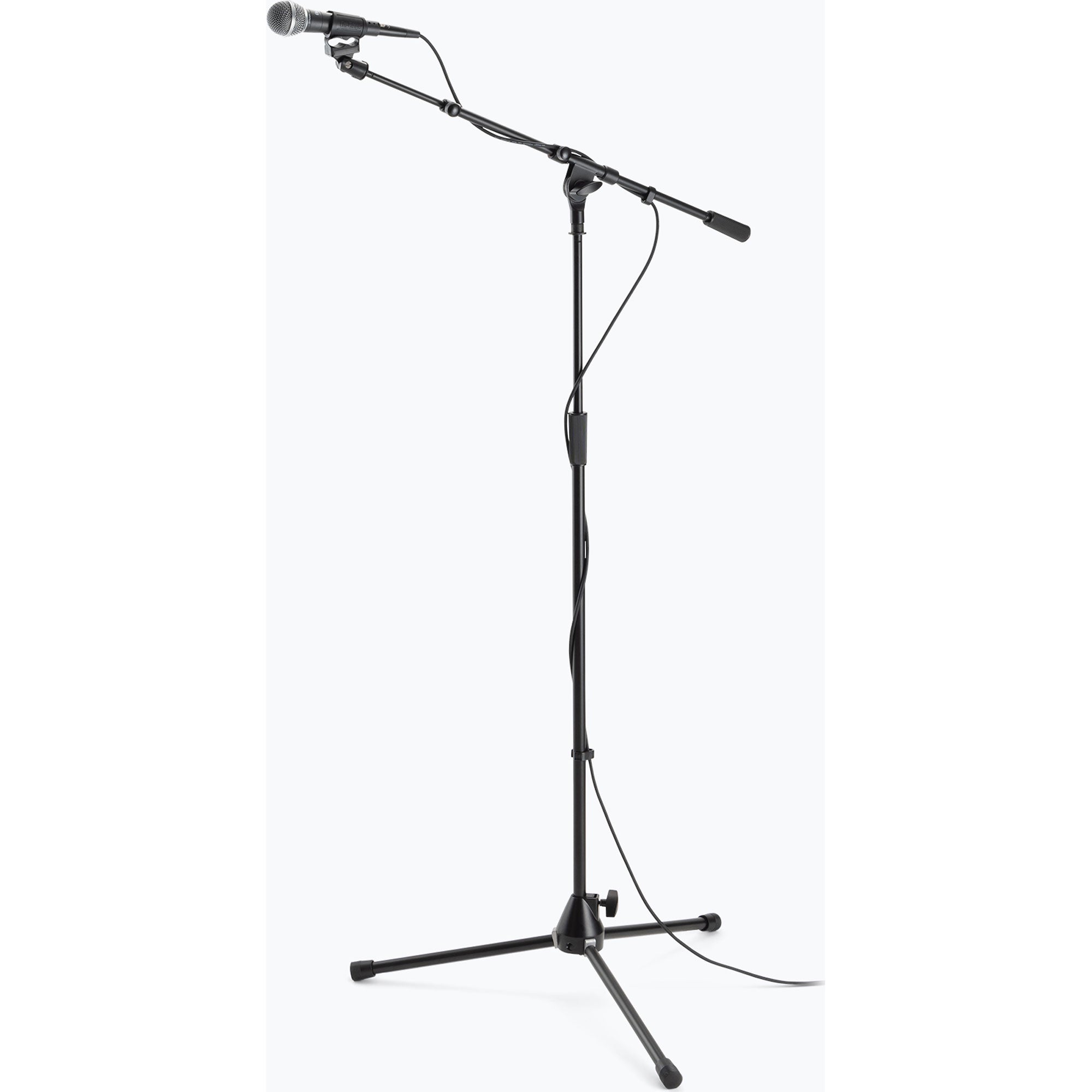 On-Stage MS9701TB+ Heavy-Duty Tele-Boom Microphone Stand (Black)