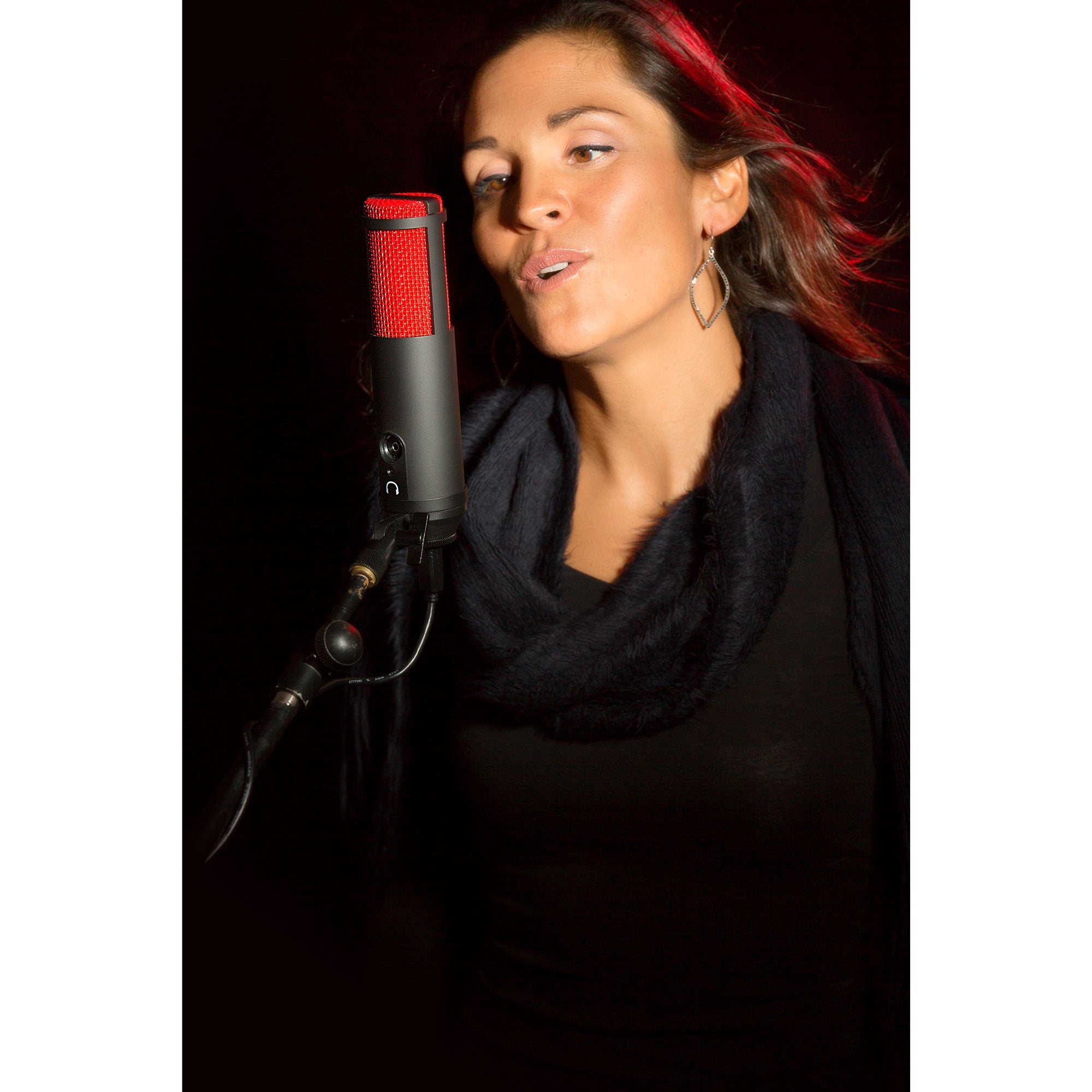 MXL Tempo USB Condenser Microphone (Black/Red)