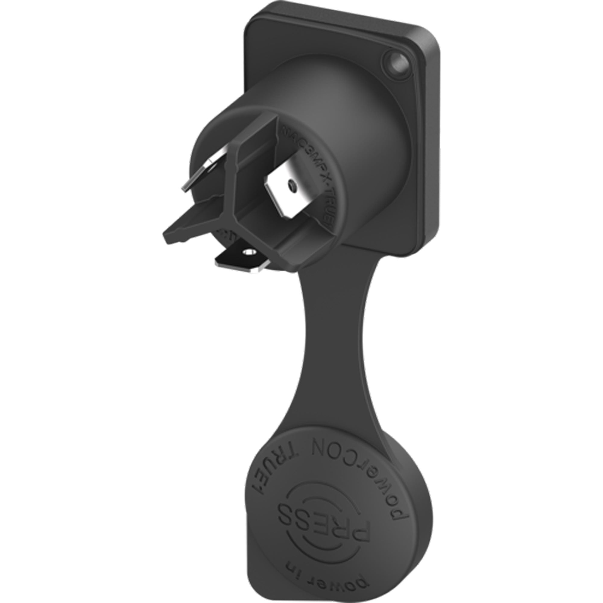 Neutrik NAC3MPX-TRUE1 powerCON TRUE1 TOP Appliance Inlet (1/4" Flat Tabs, Box of 100)