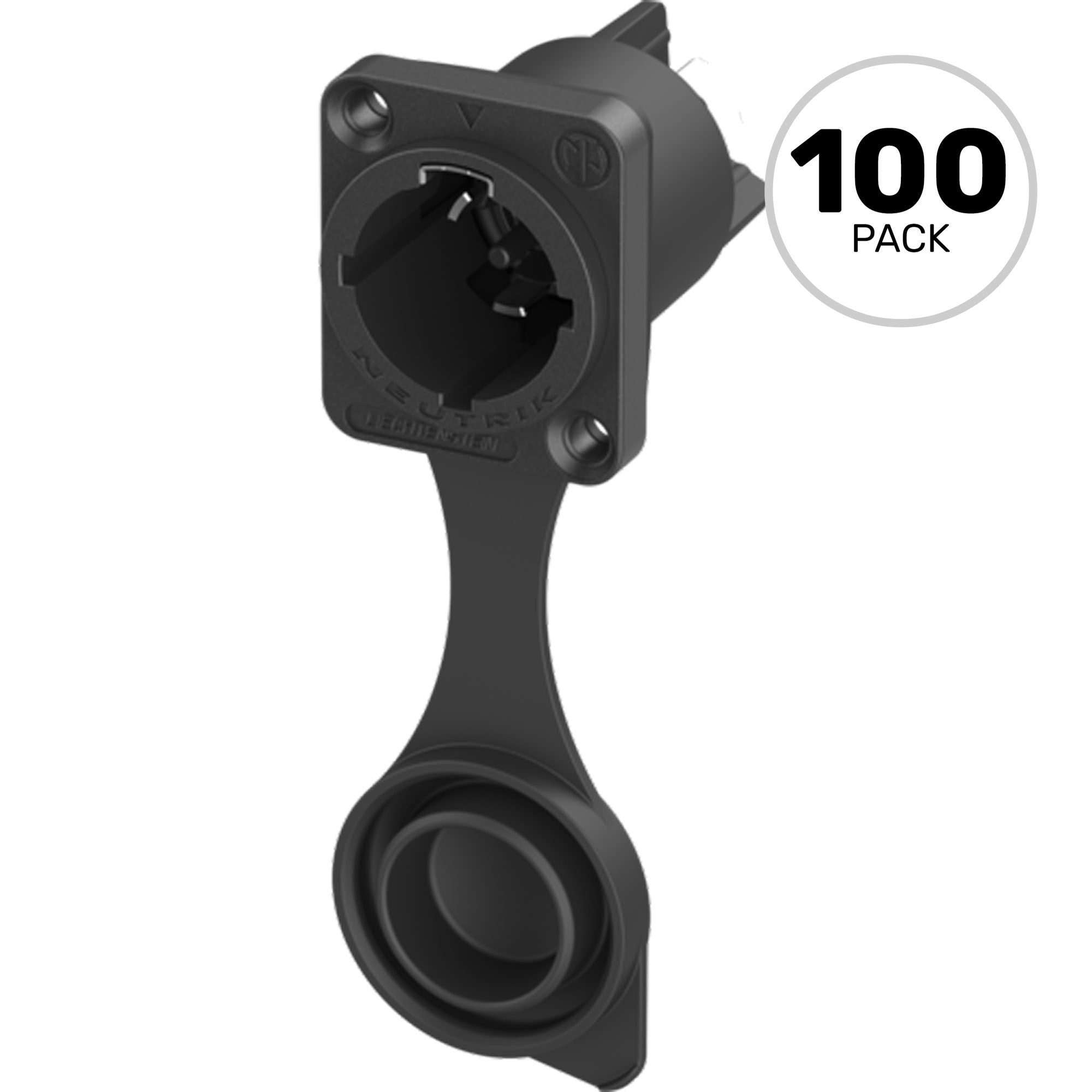 Neutrik NAC3MPX-TRUE1 powerCON TRUE1 TOP Appliance Inlet (1/4" Flat Tabs, Box of 100)