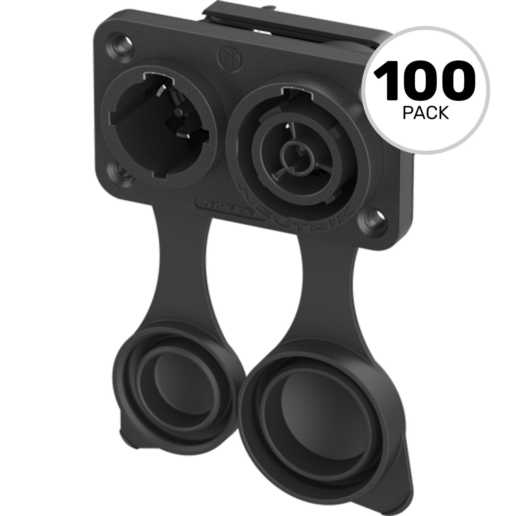 Neutrik NAC3PX-TRUE1 powerCON TRUE1 TOP Inlet-Outlet Combination Chassis Connector (Box of 100)