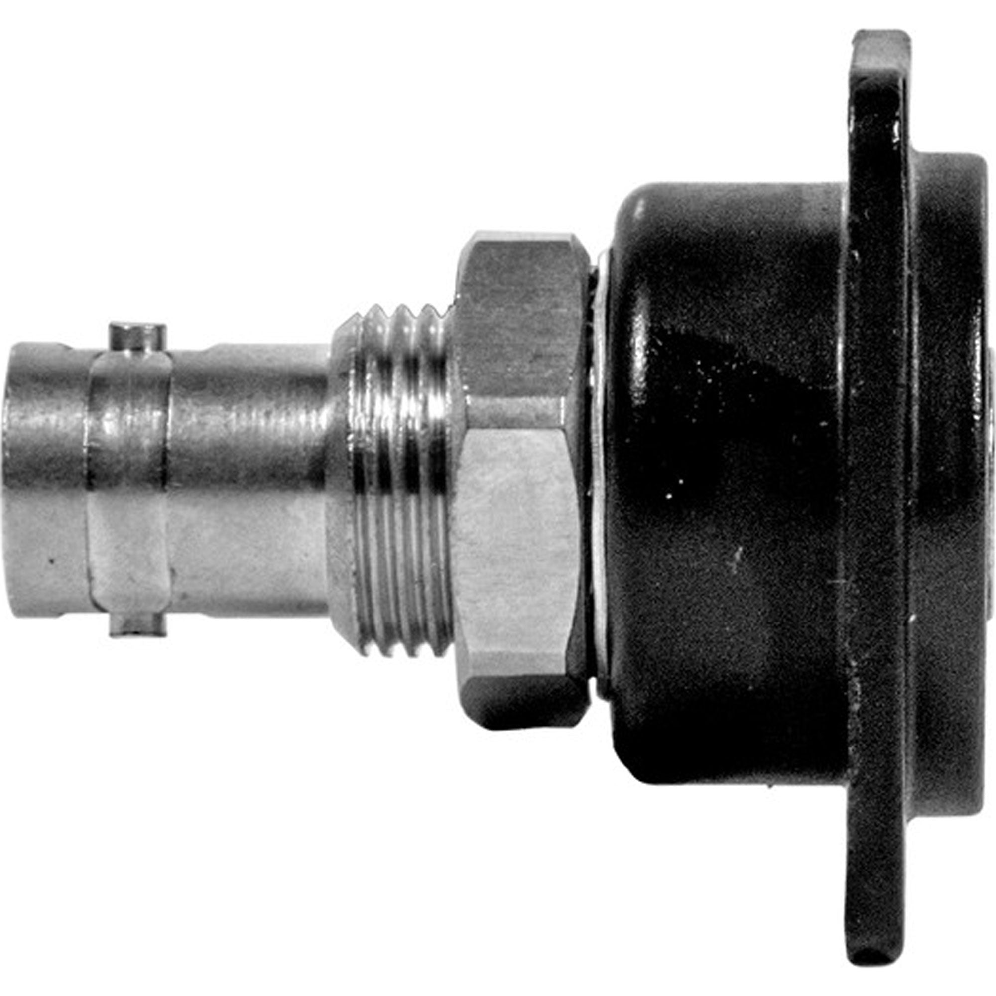 Neutrik NBB75DFGB Grounded BNC Chassis Connector (Black)