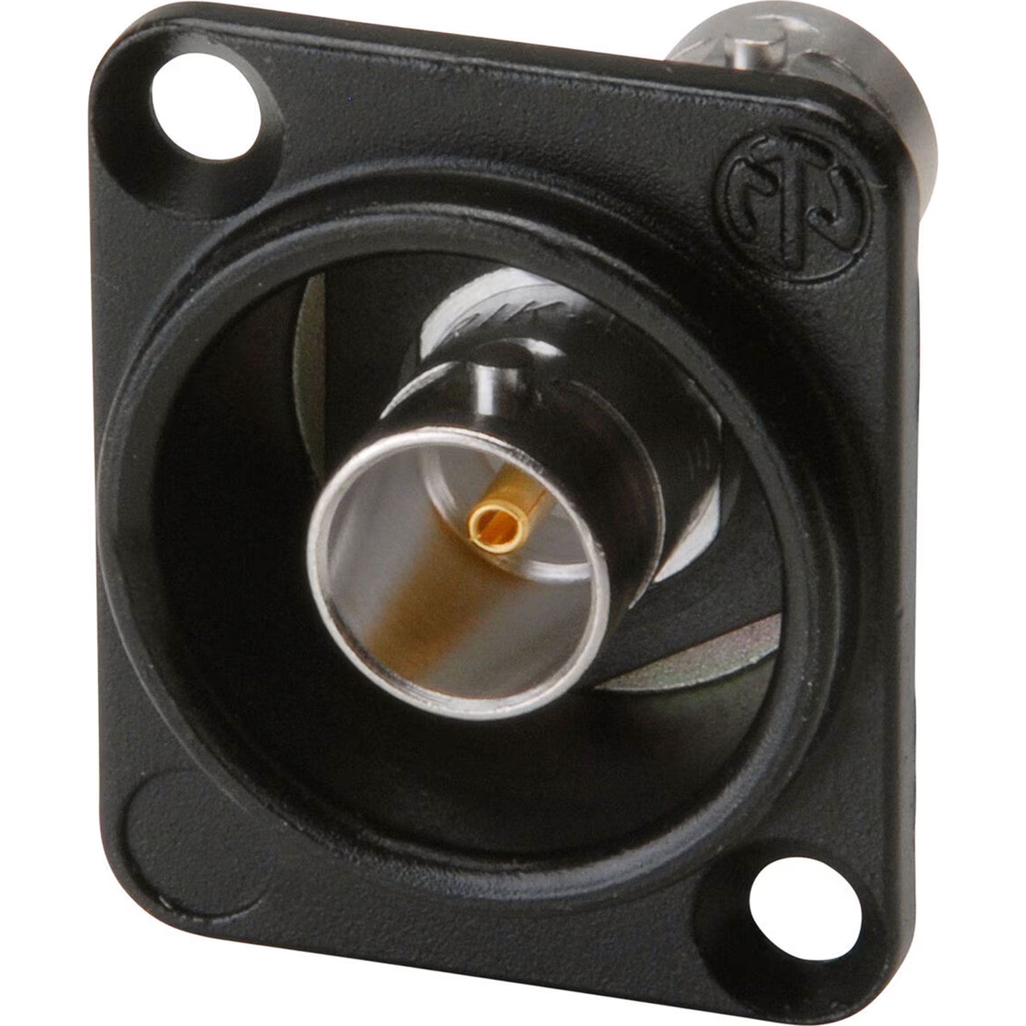 Neutrik NBB75DFIB Isolated BNC Chassis Connector (Black)