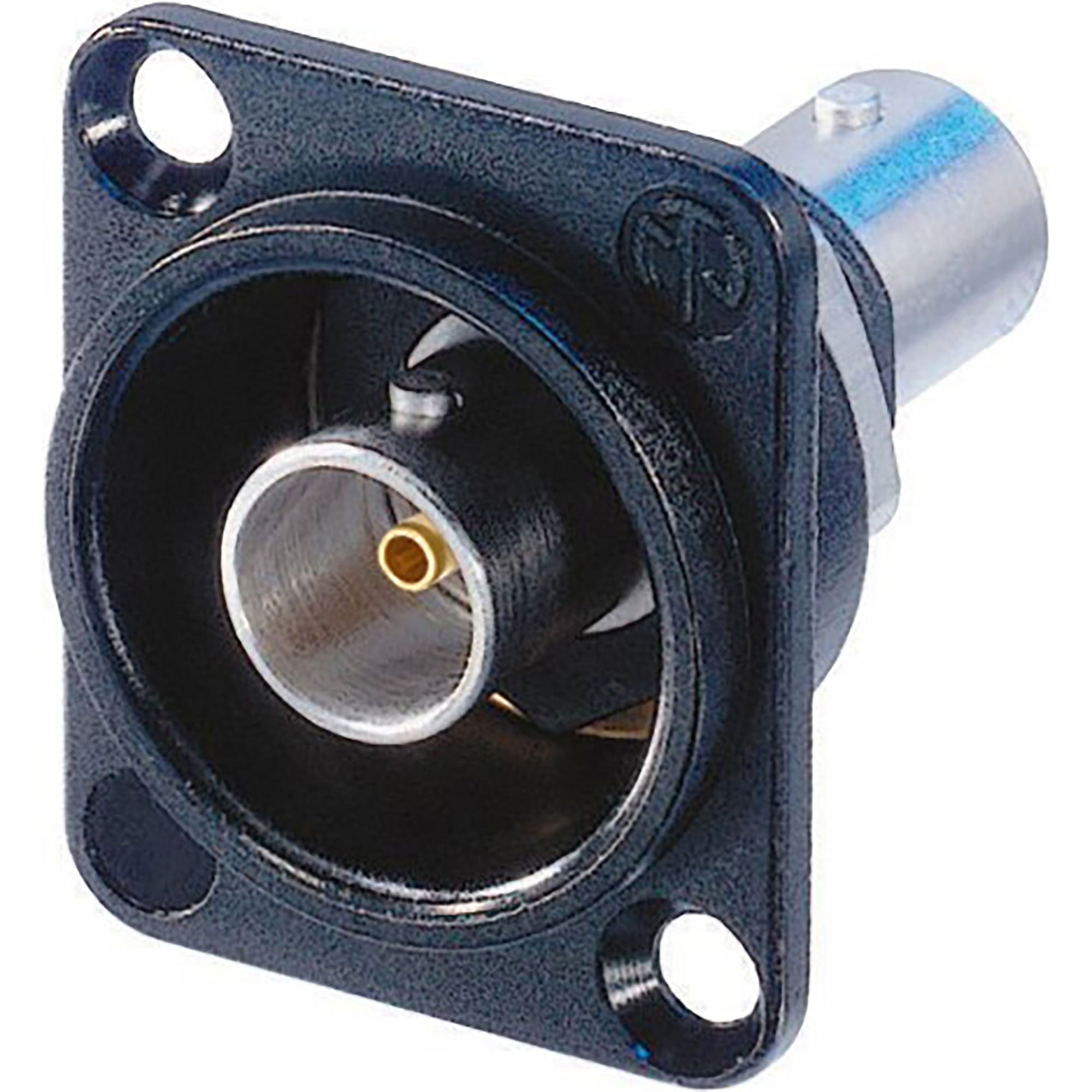 Neutrik NBB75DFIB Isolated BNC Chassis Connector (Black)