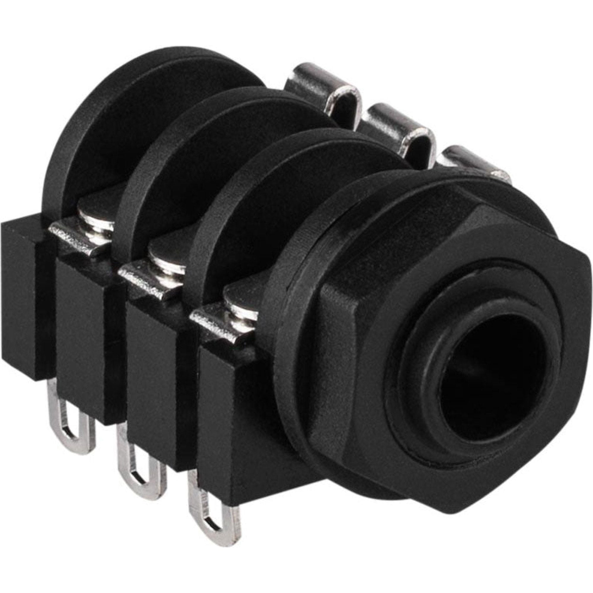 Neutrik Rean NYS212 1/4" TRS Phone Jack (Black/Silver, Box of 100)