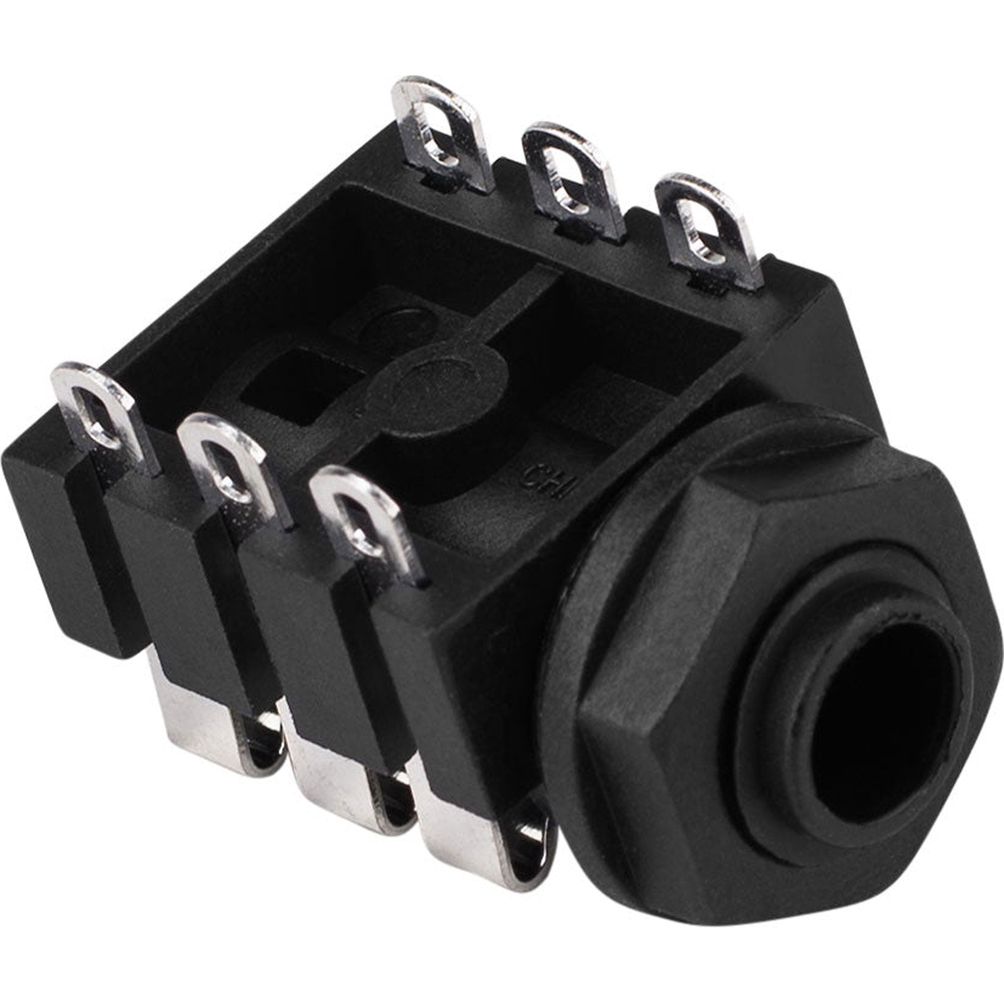 Neutrik Rean NYS212 1/4" TRS Phone Jack (Black/Silver)