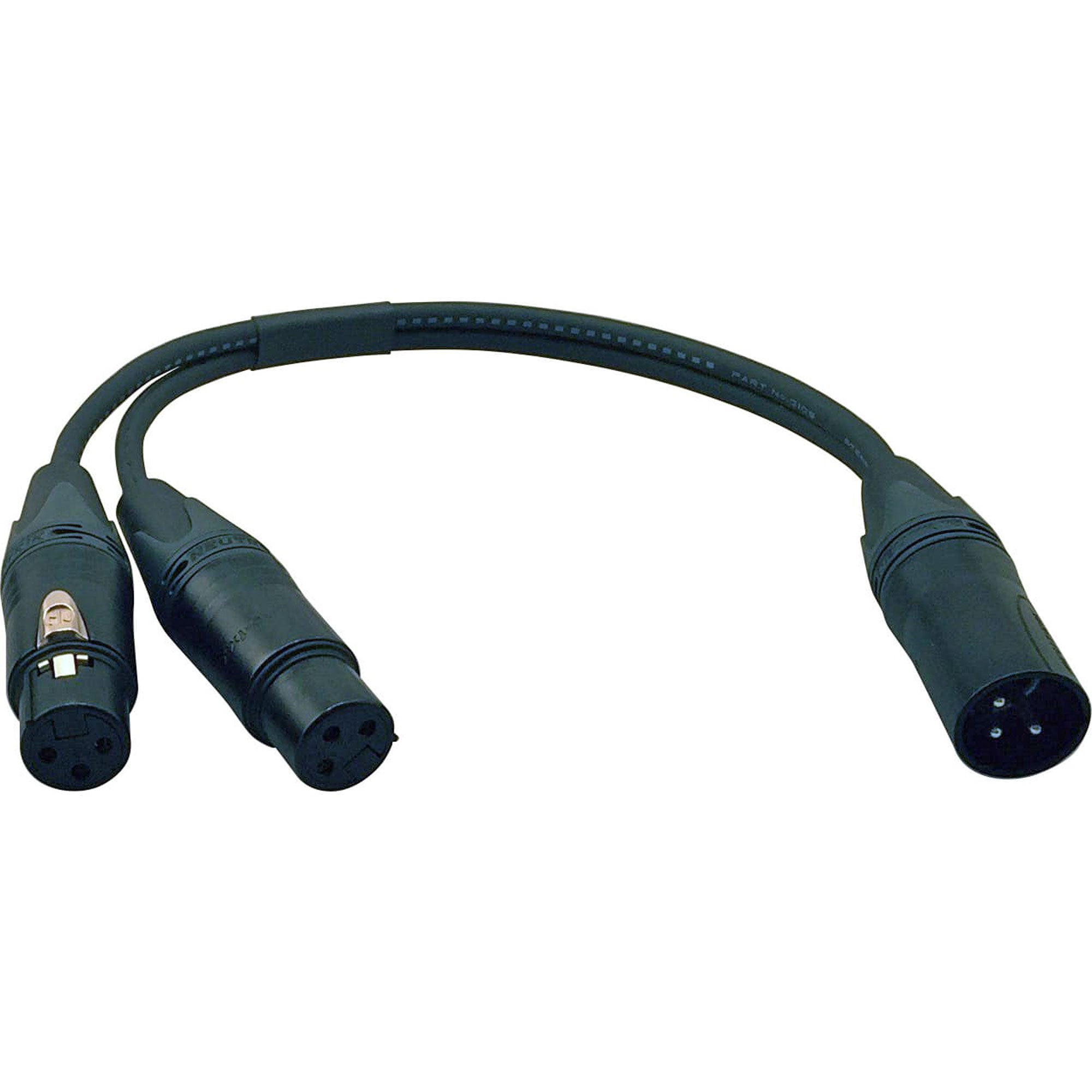 Performance Audio Professional XLR Y-Cable (XLRM to Dual XLRF)