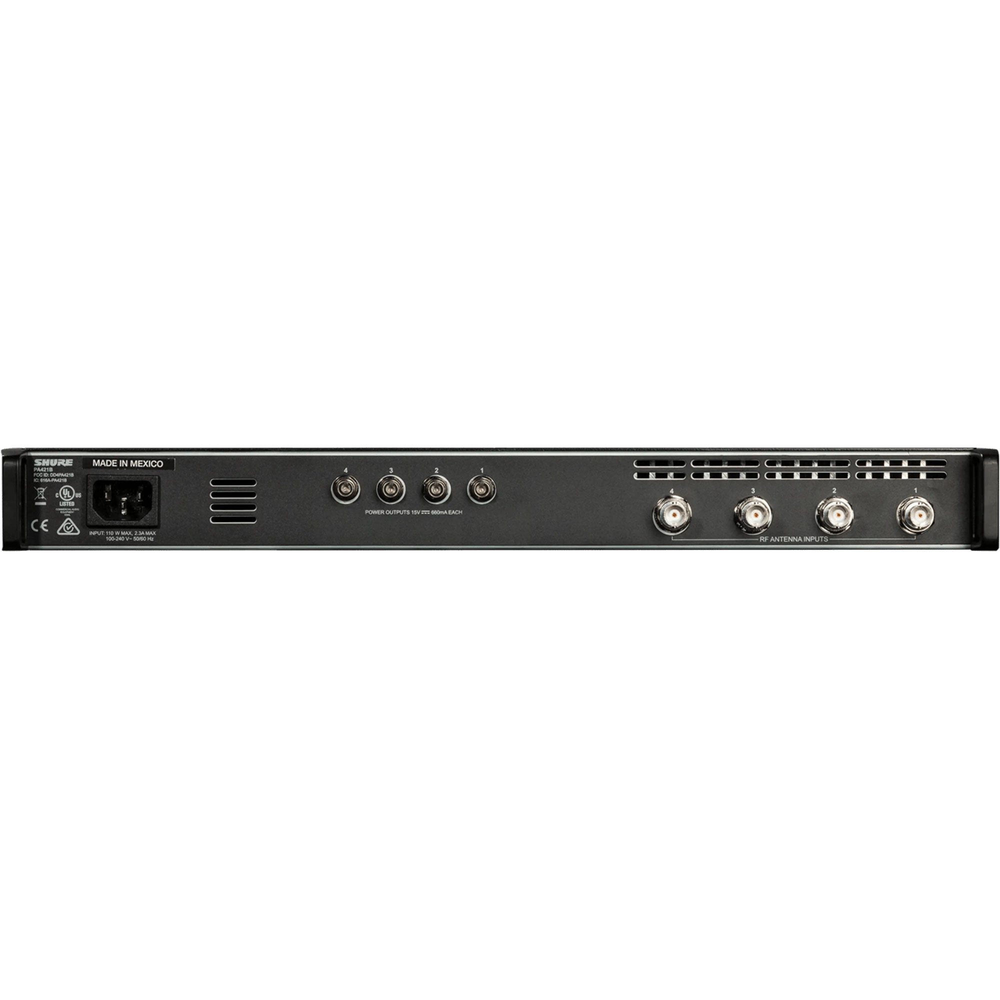 Shure PA421BX 4-Channel Antenna Combiner (865-960 MHz)