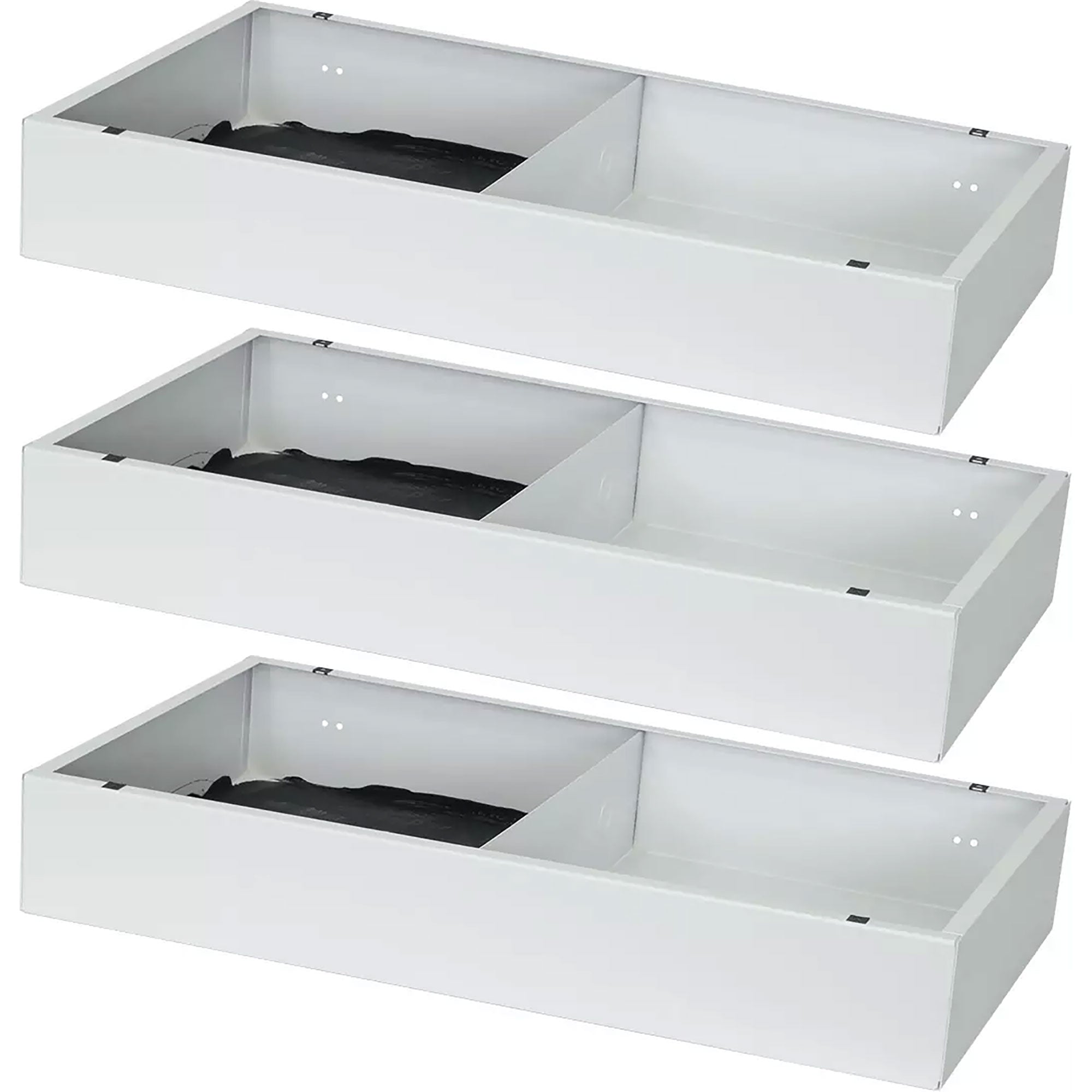 Lowell PC712 Surface Steel Clock-Speaker Backbox (3 Pack)