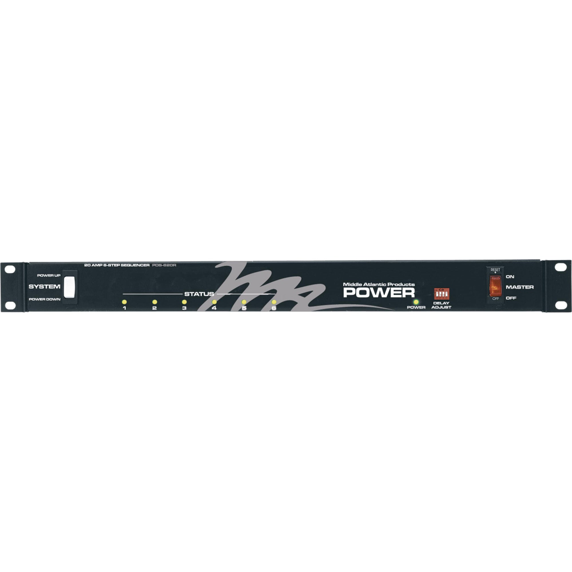Middle Atlantic PDS-620R Rackmount Power Sequencer (6-Outlet, 20 Amp)