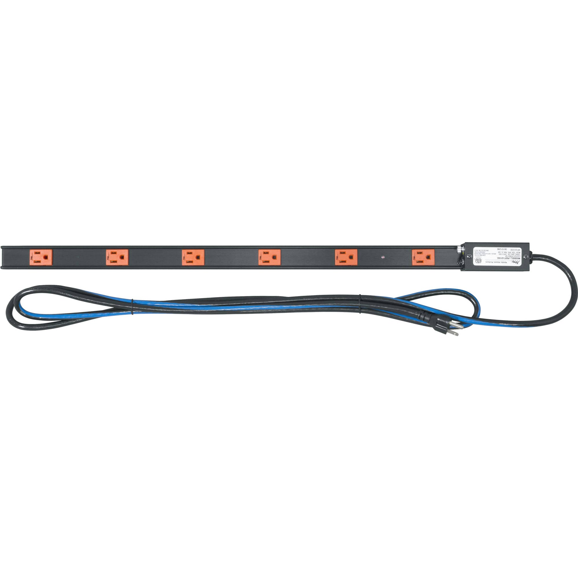 Middle Atlantic PDT-615C Thin Power Distribution Strip (6-Outlet, 15 Amp)
