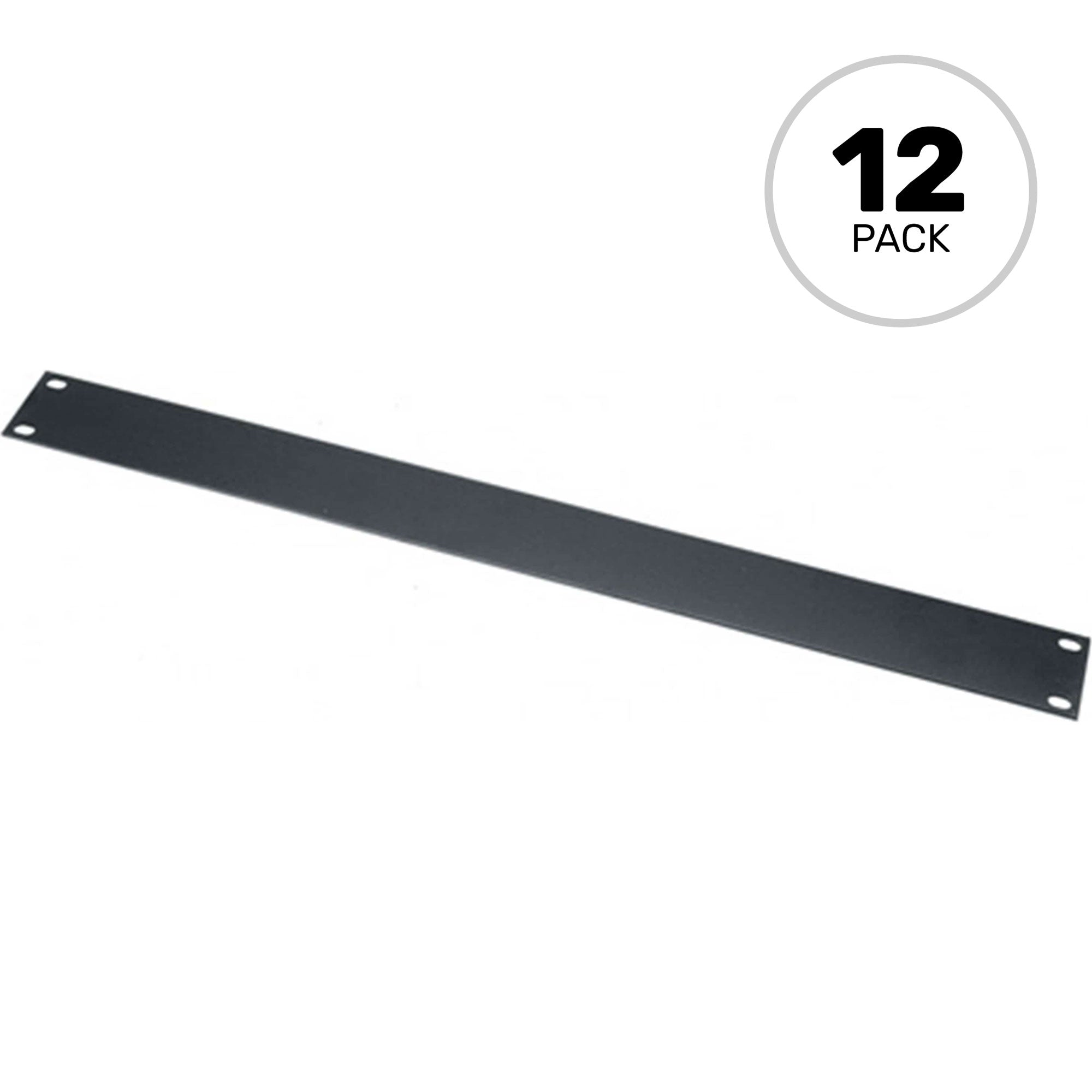 Middle Atlantic PHBL1-CP12 Flat Blank Rack Panel 1U (12 Pack)