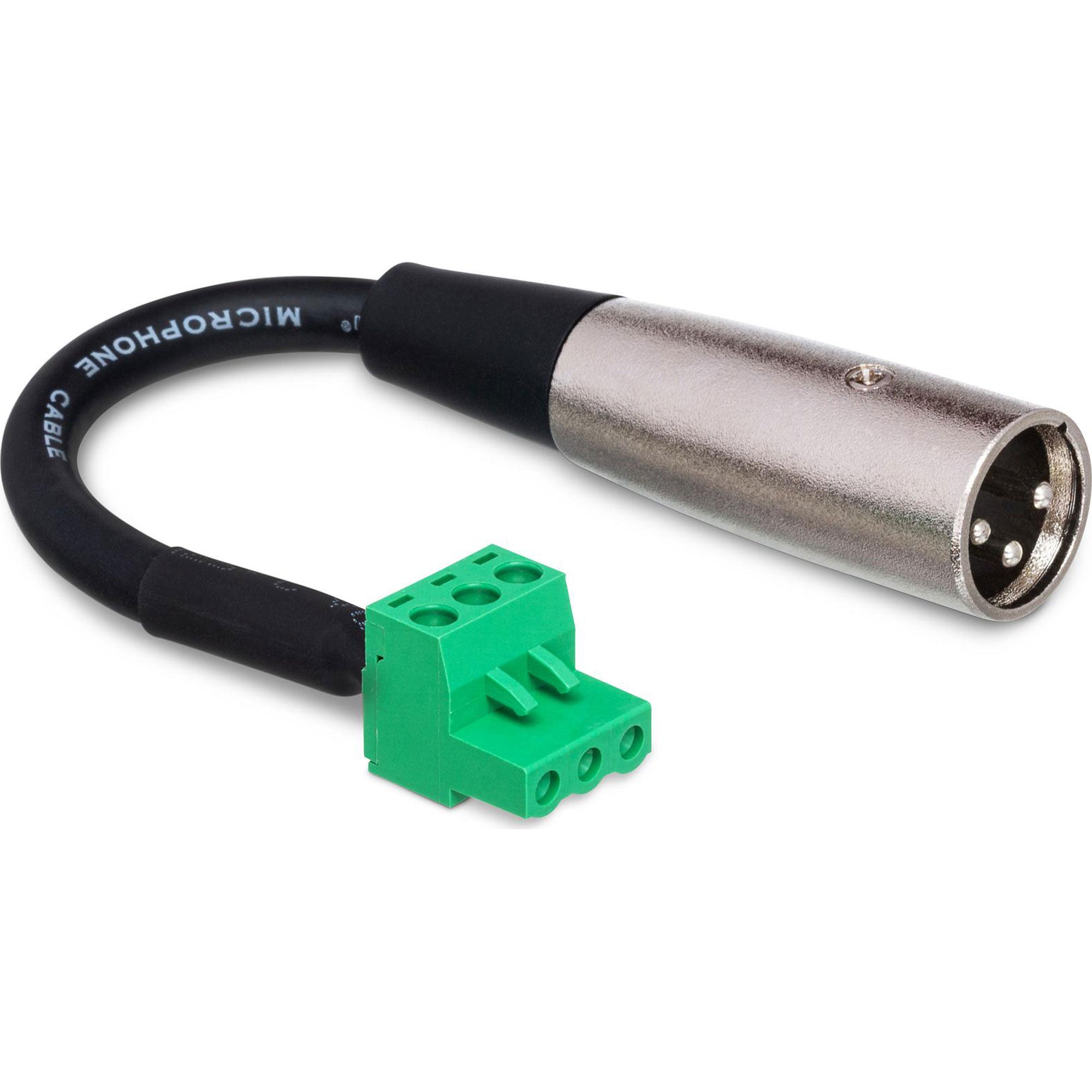 Hosa PHX-206M Phoenix 3-Pin Female to XLR Male Adapter Cable