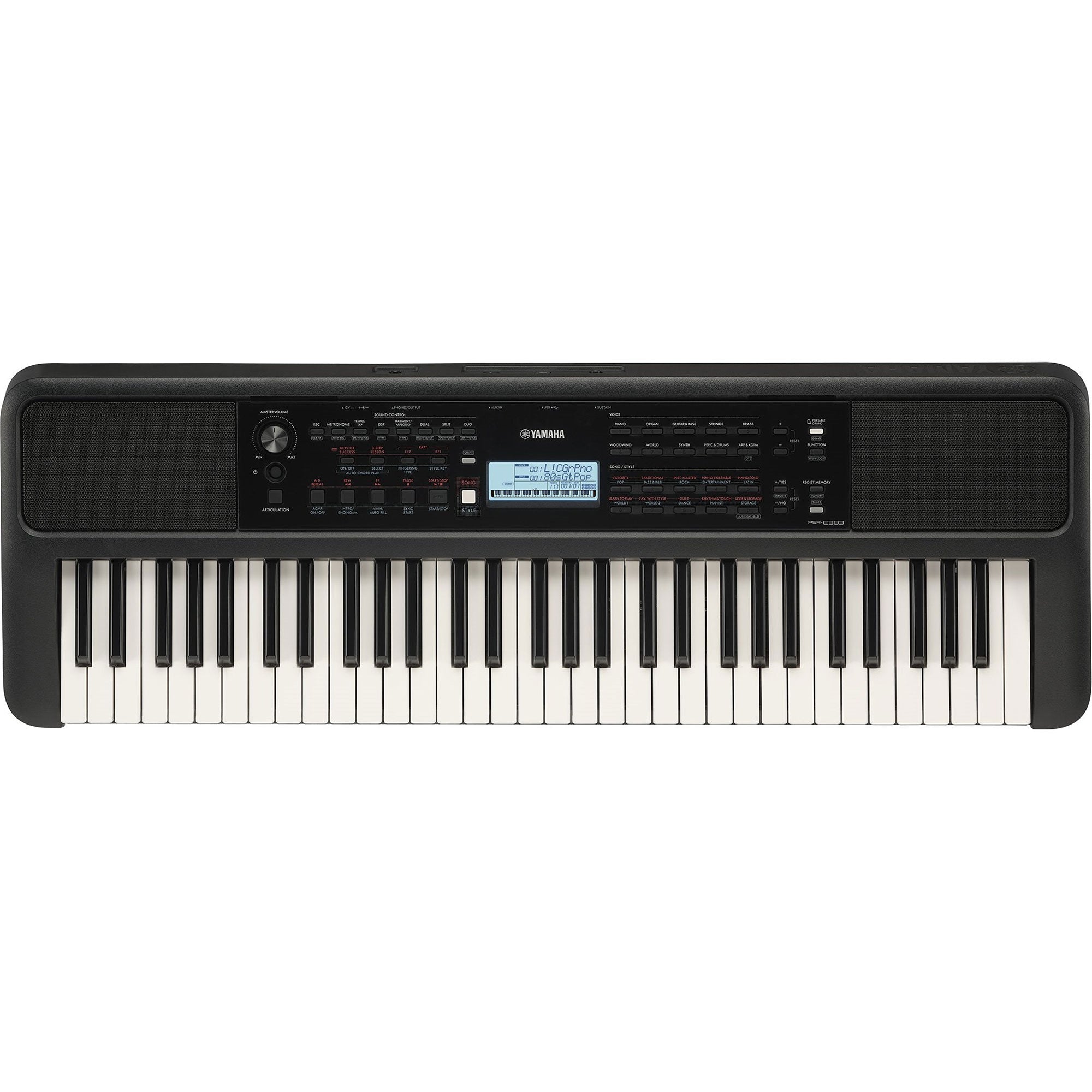 Yamaha PSR-E383 61-Key Mid-range Portable Keyboard