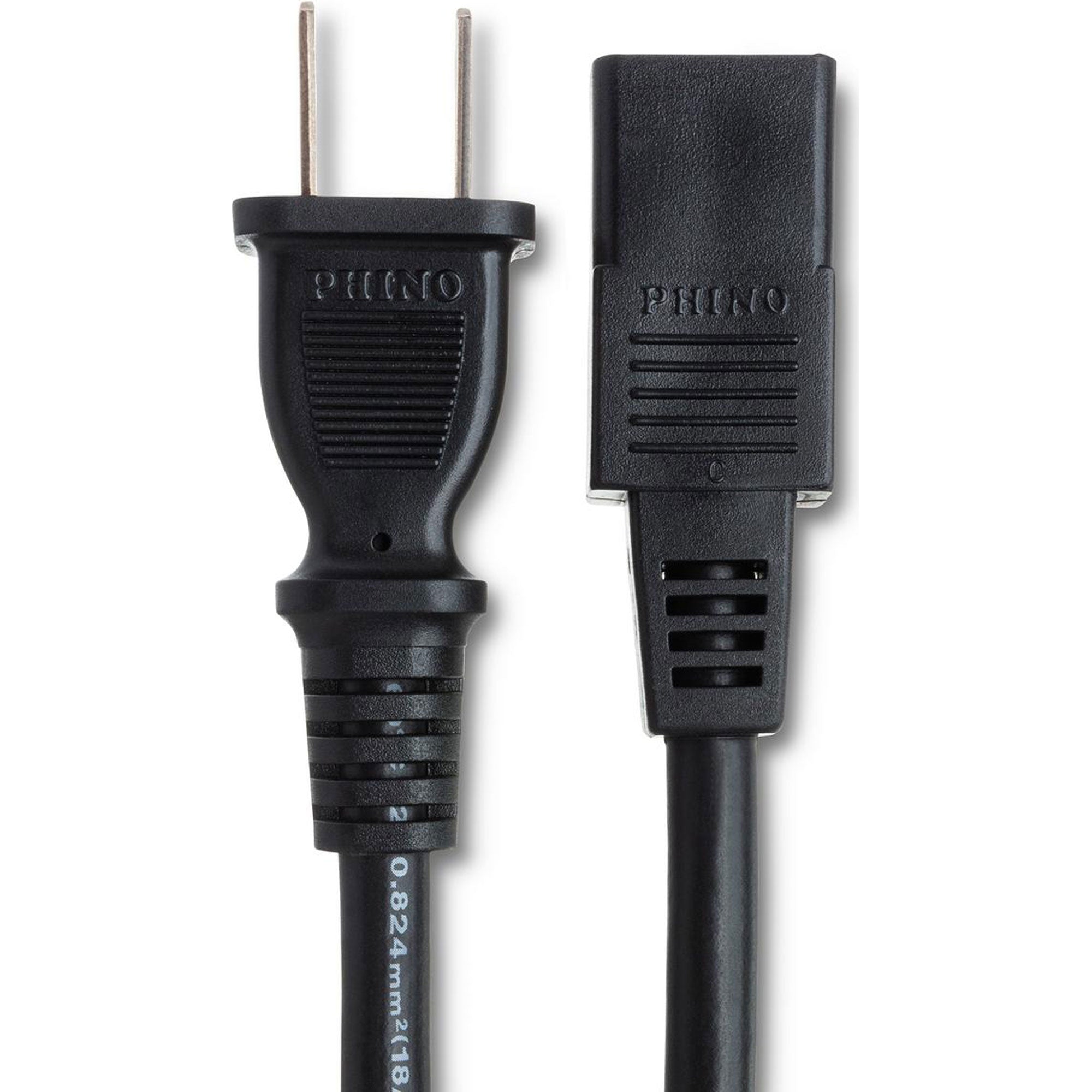 Hosa PWC-178 Power Cord 18 AWG, IEC C9 to NEMA 1-15P (8')