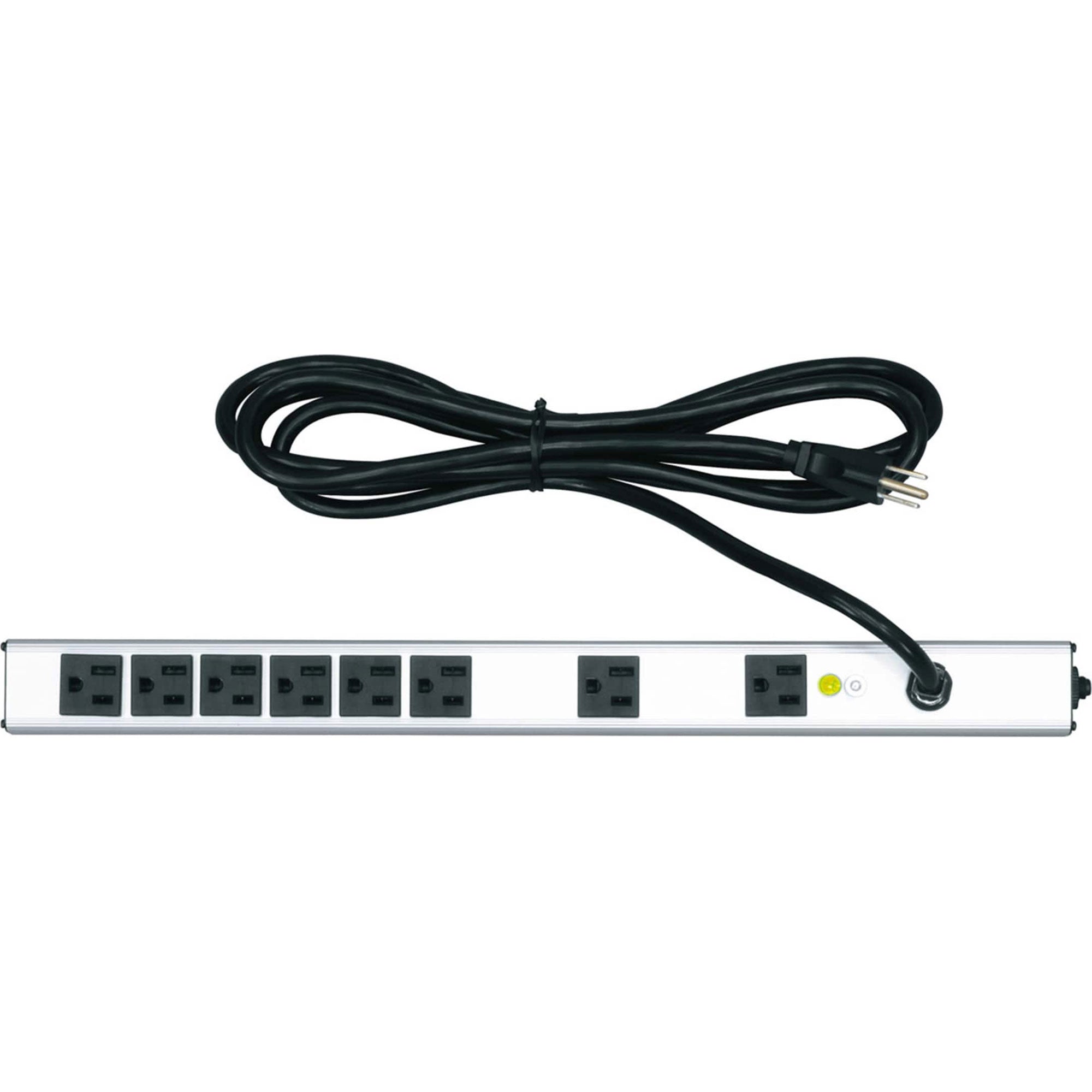 Middle Atlantic PWR-8-V Essex Power Strip, 8 Outlet