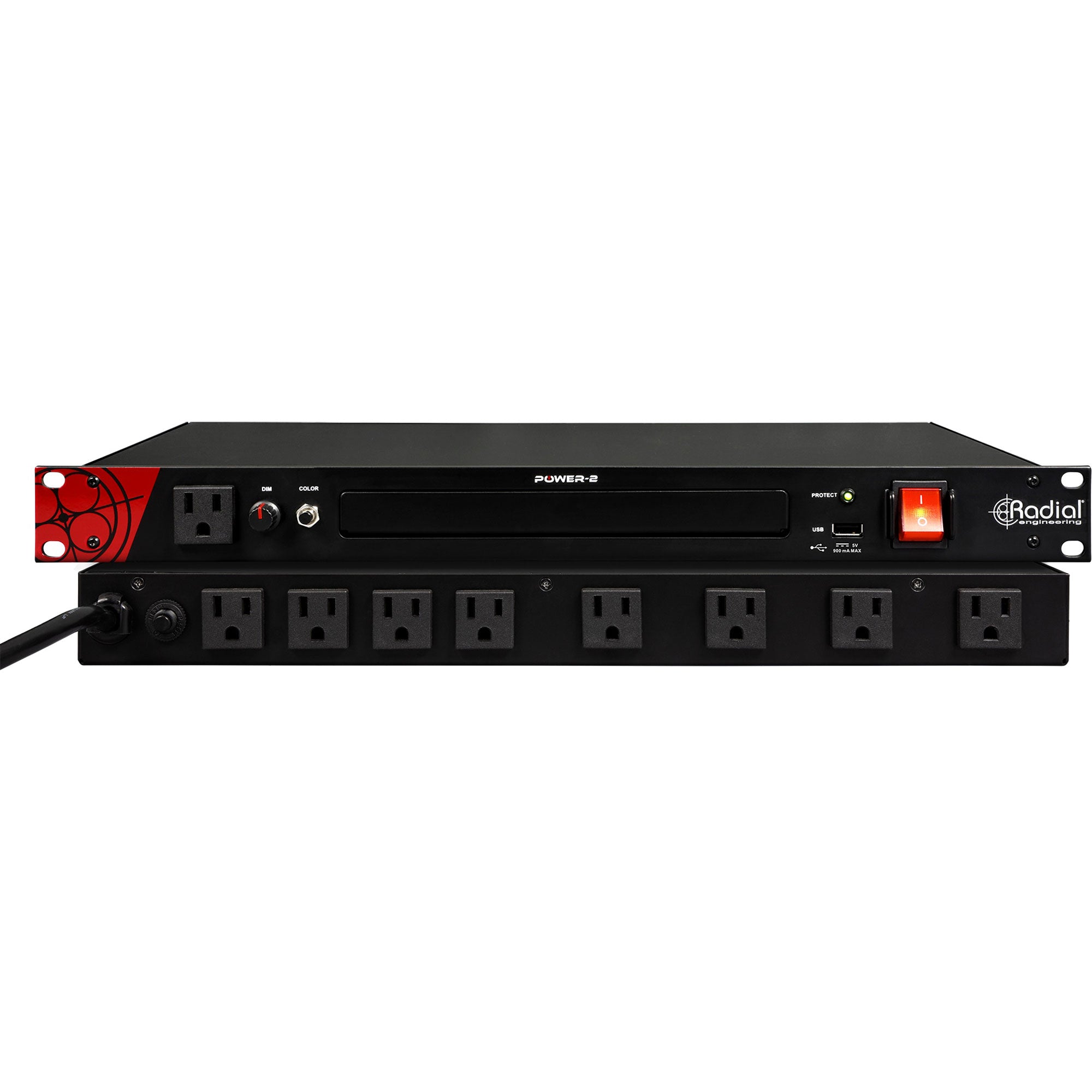 Radial Engineering Power-2 Rackmount Power Conditioner/Surge Supressor with LED Lighting
