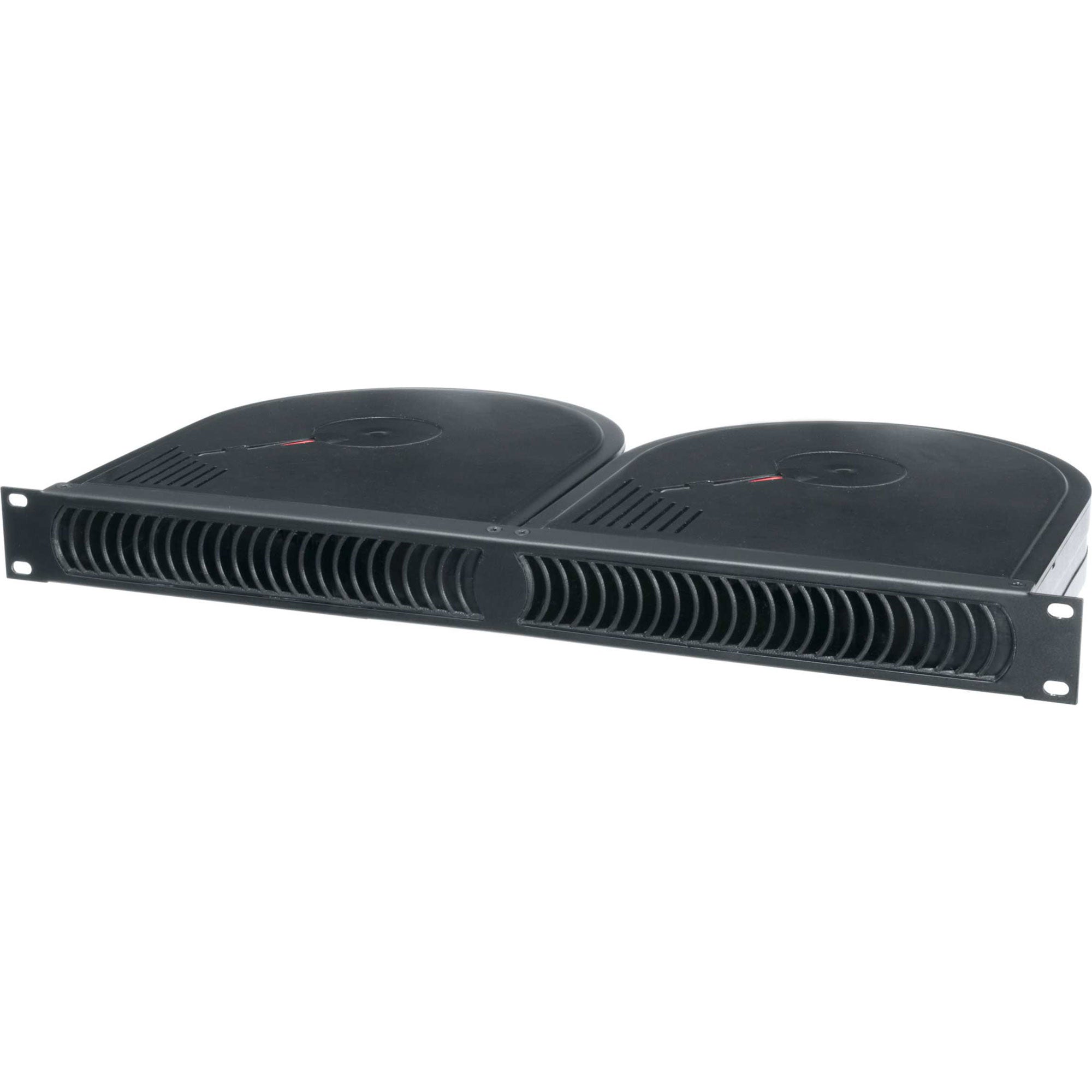 Middle Atlantic QBP-2A Quiet Blower Panel (Black Anodized)
