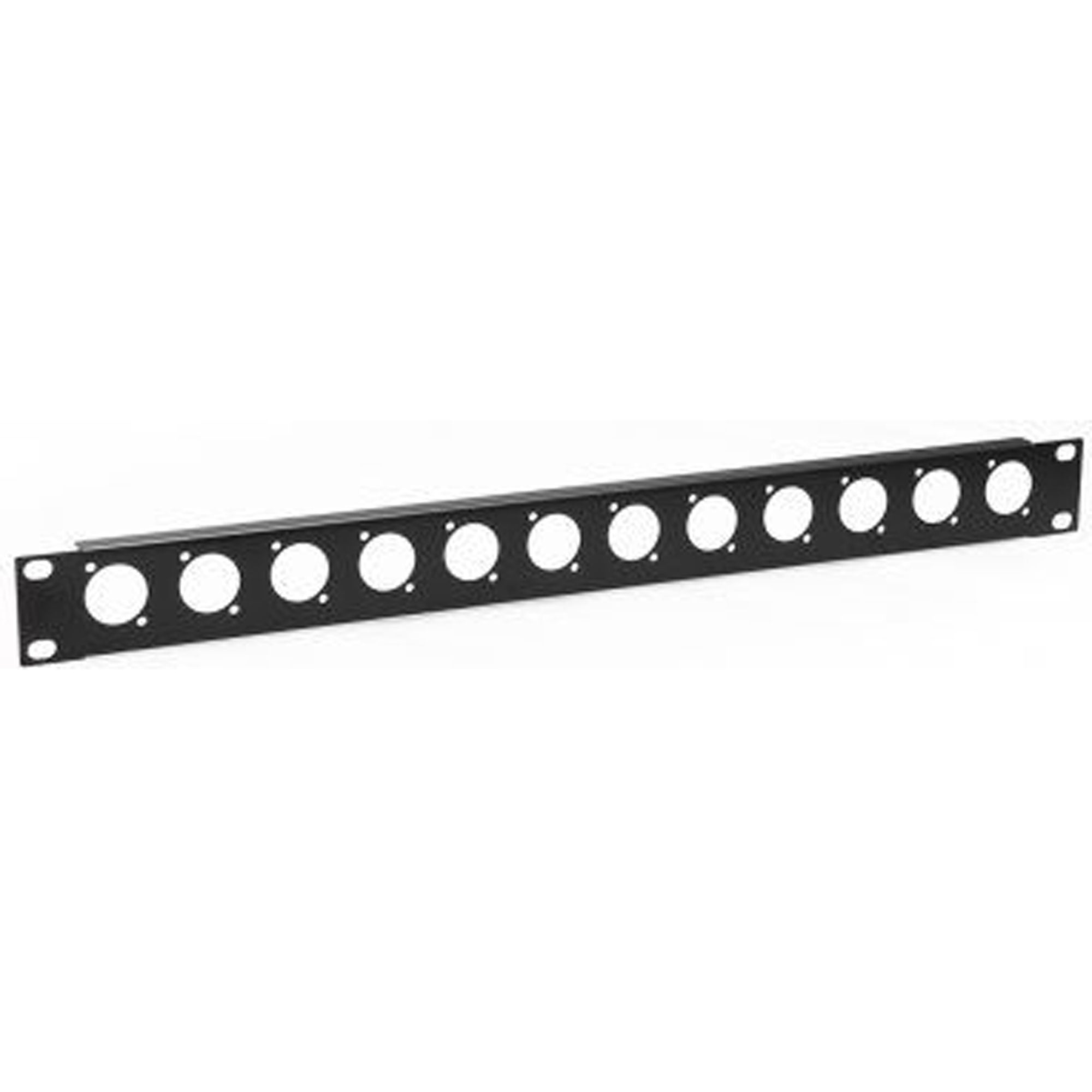 Penn Elcom R1269/1UK/12 Rack Panel Punched for Neutrik D-Style Connectors (1U, 12 Hole)