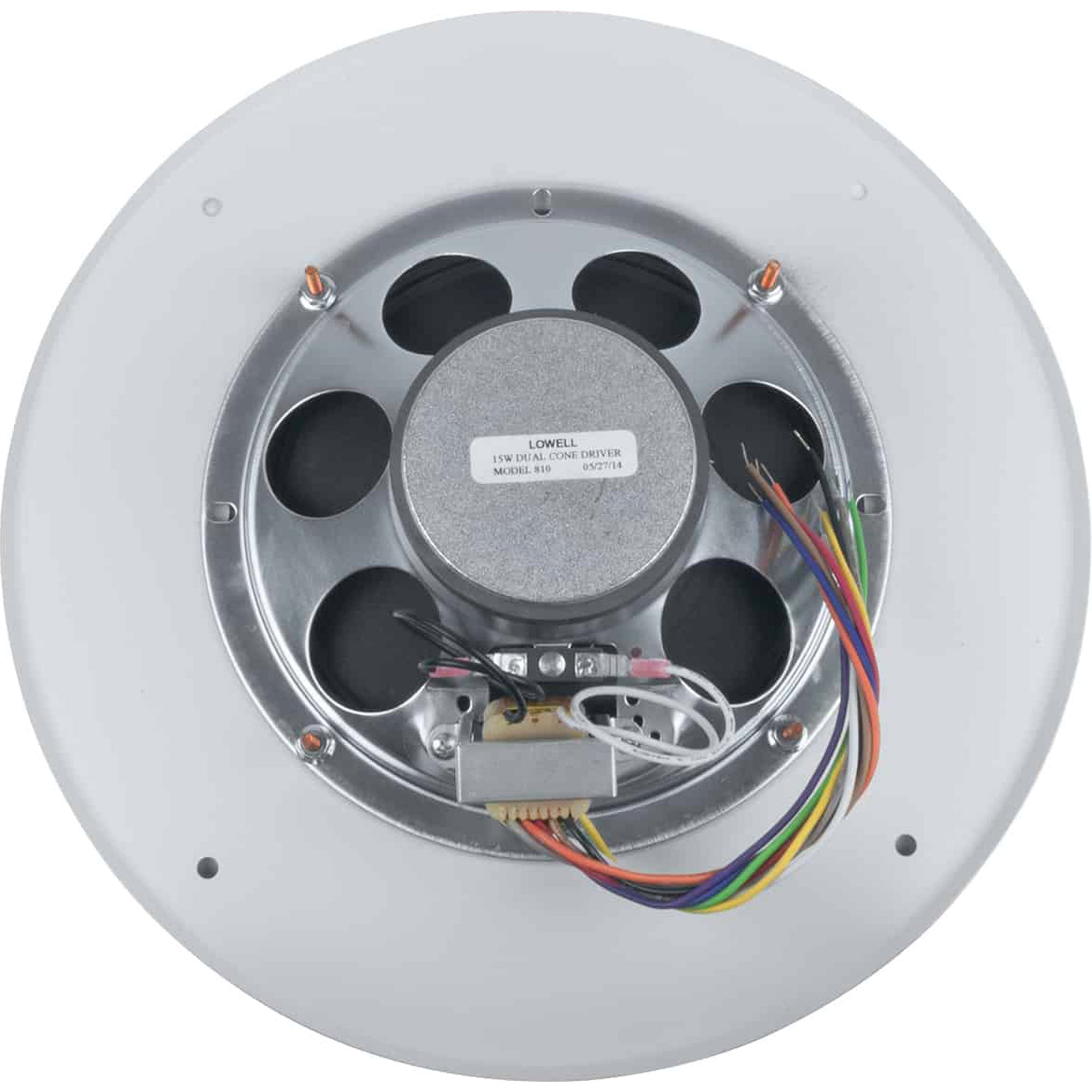 Lowell R1810-72-S 8" Dual Cone Speaker with 25/70V Transformer, Grille and Volume Control (6 Pack)