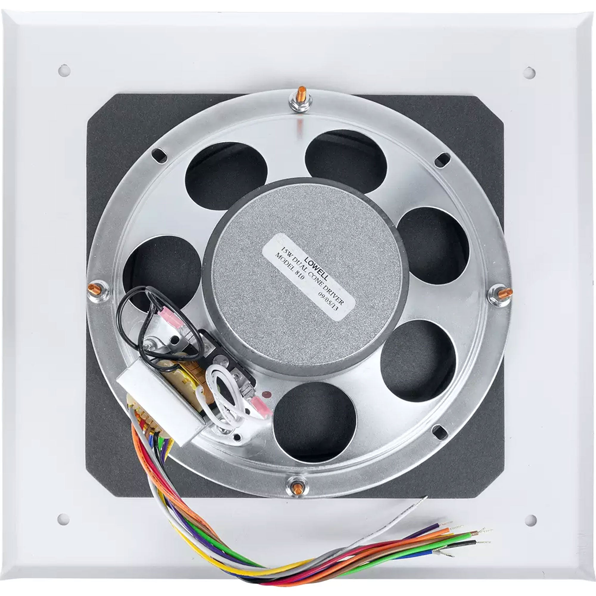 Lowell R7810-72 8" Dual Cone Speaker with 25/70V Transformer and Grille (6 Pack)