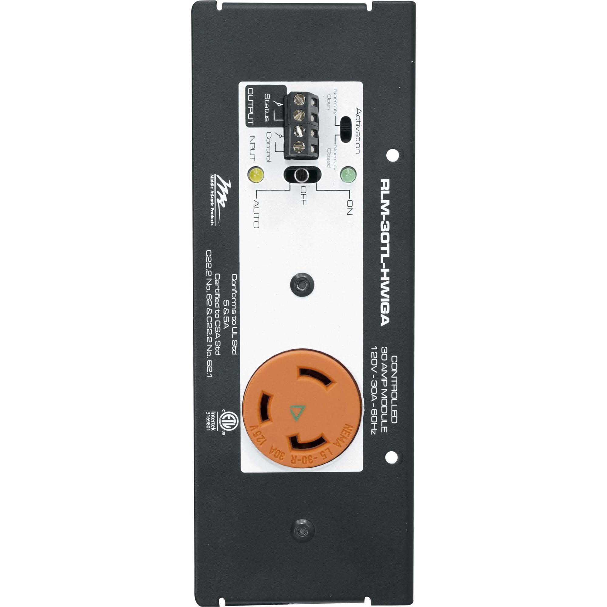 Middle Atlantic RLM-30TL-HWIGA Switchable Power Module with Isolated Ground