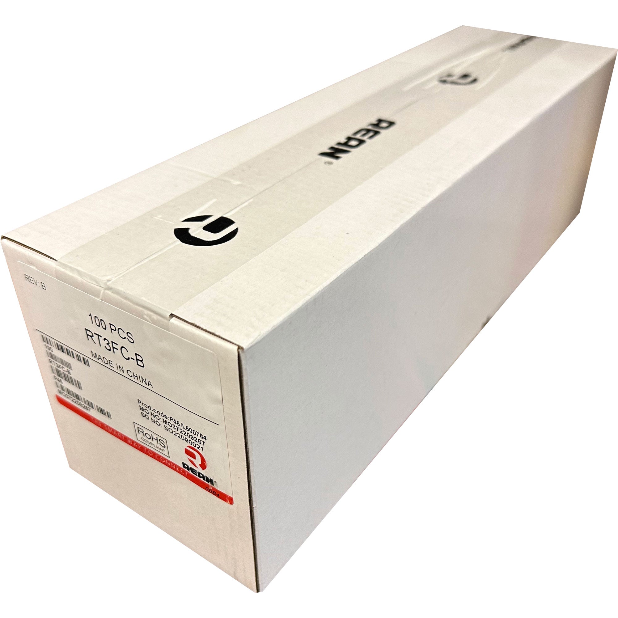 Neutrik Rean RT3FC-B Female 3-Pin Tiny XLR Connector (Black/Gold, Box of 100)