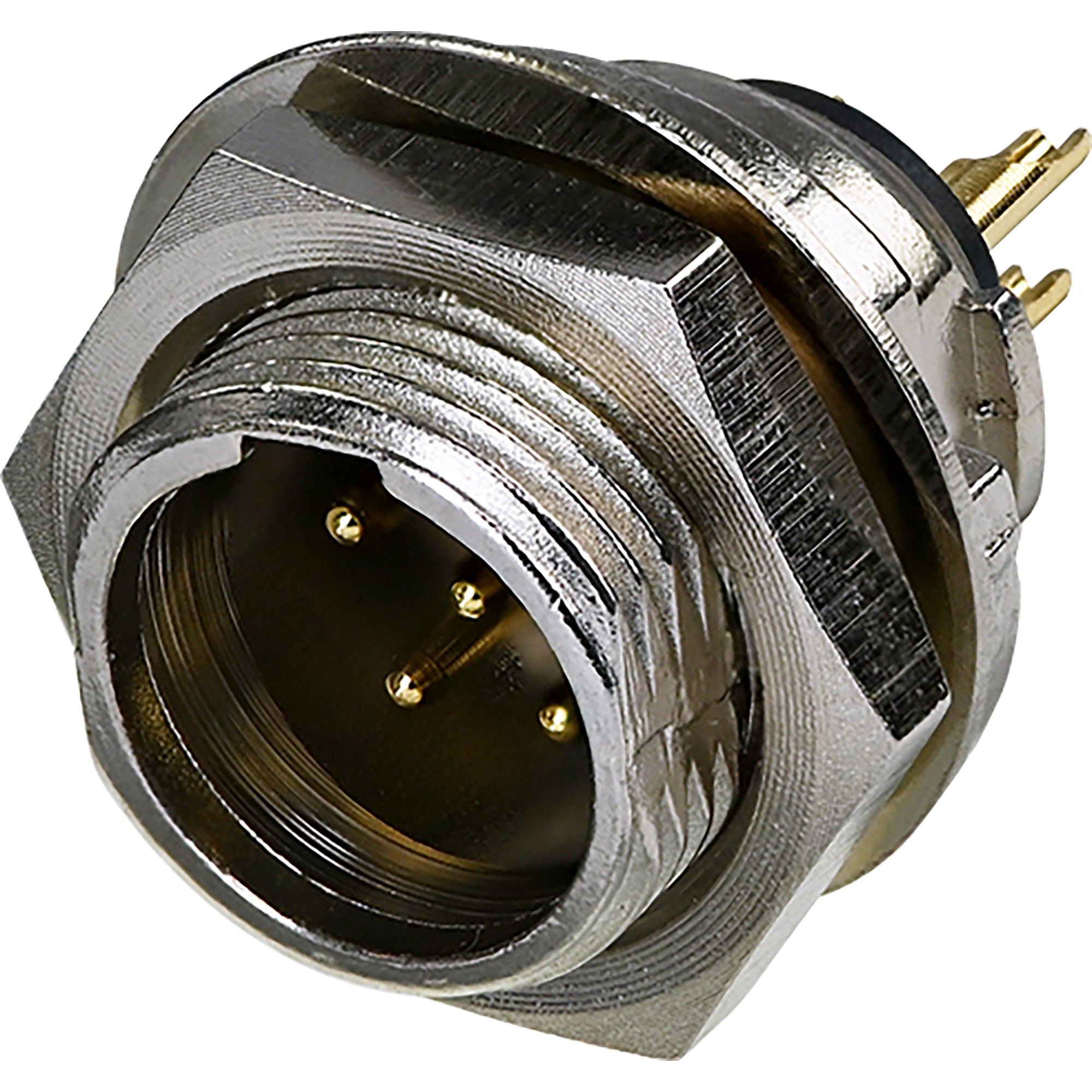 Neutrik Rean RT5MPR Rear Mountable Male 5-Pin Tiny XLR Chassis Connector (Nickel/Gold, Box of 100)