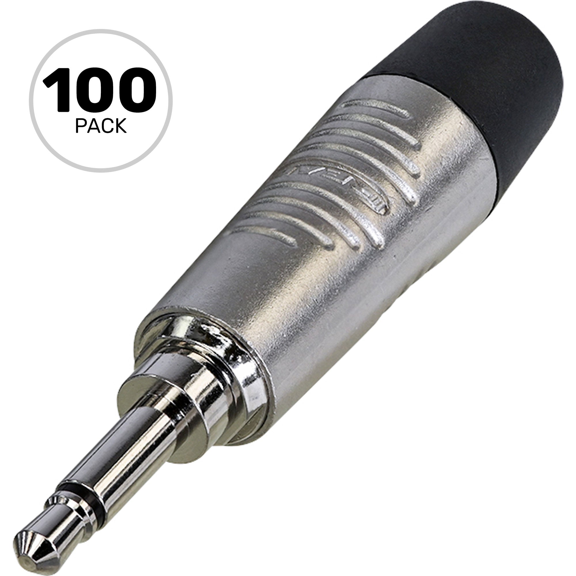 Neutrik Rean RTP2C 3.5mm TS Mono Phone Plug (Nickel/Silver, Box of 100)