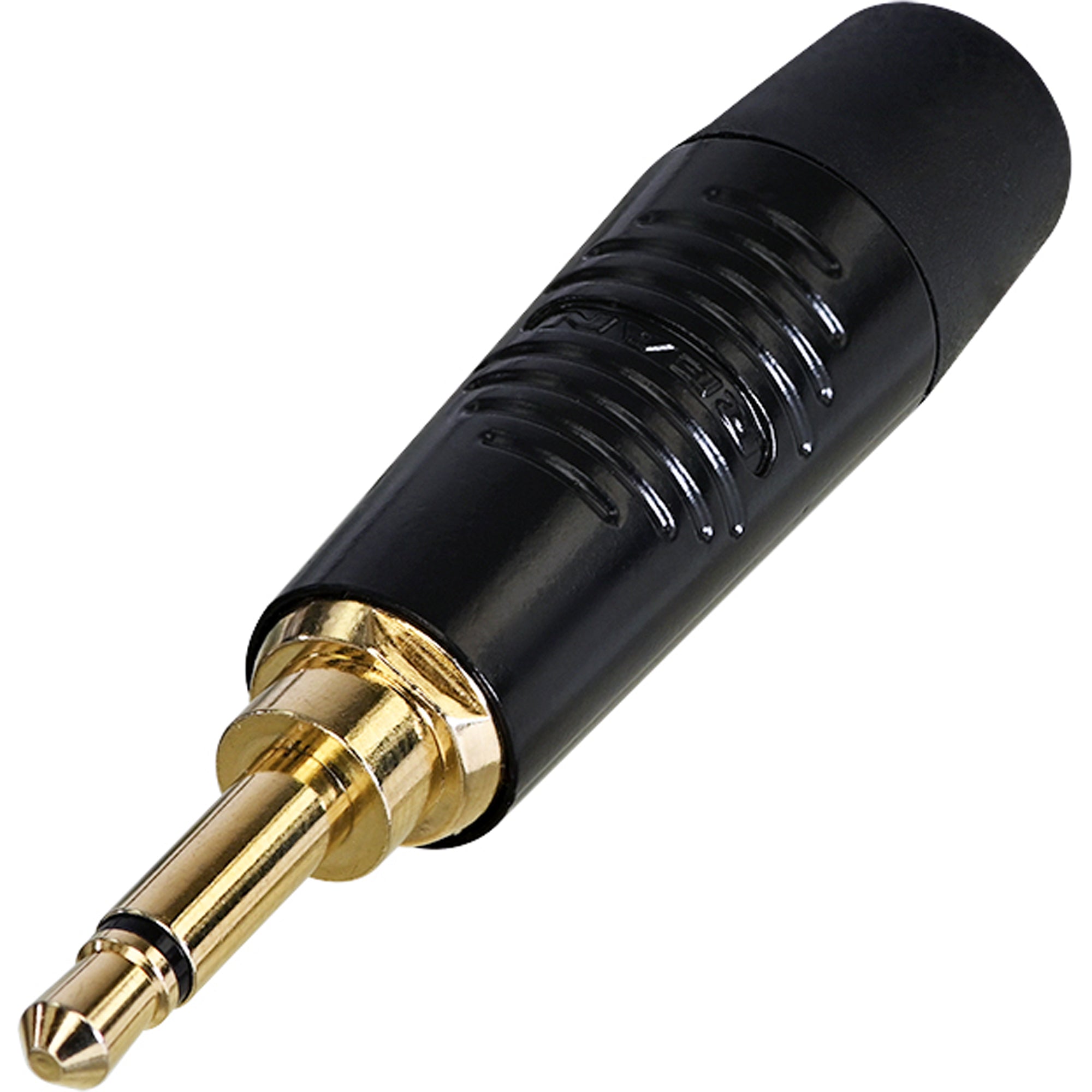 Neutrik Rean RTP2C-B 3.5mm TS Mono Phone Plug (Black/Gold)