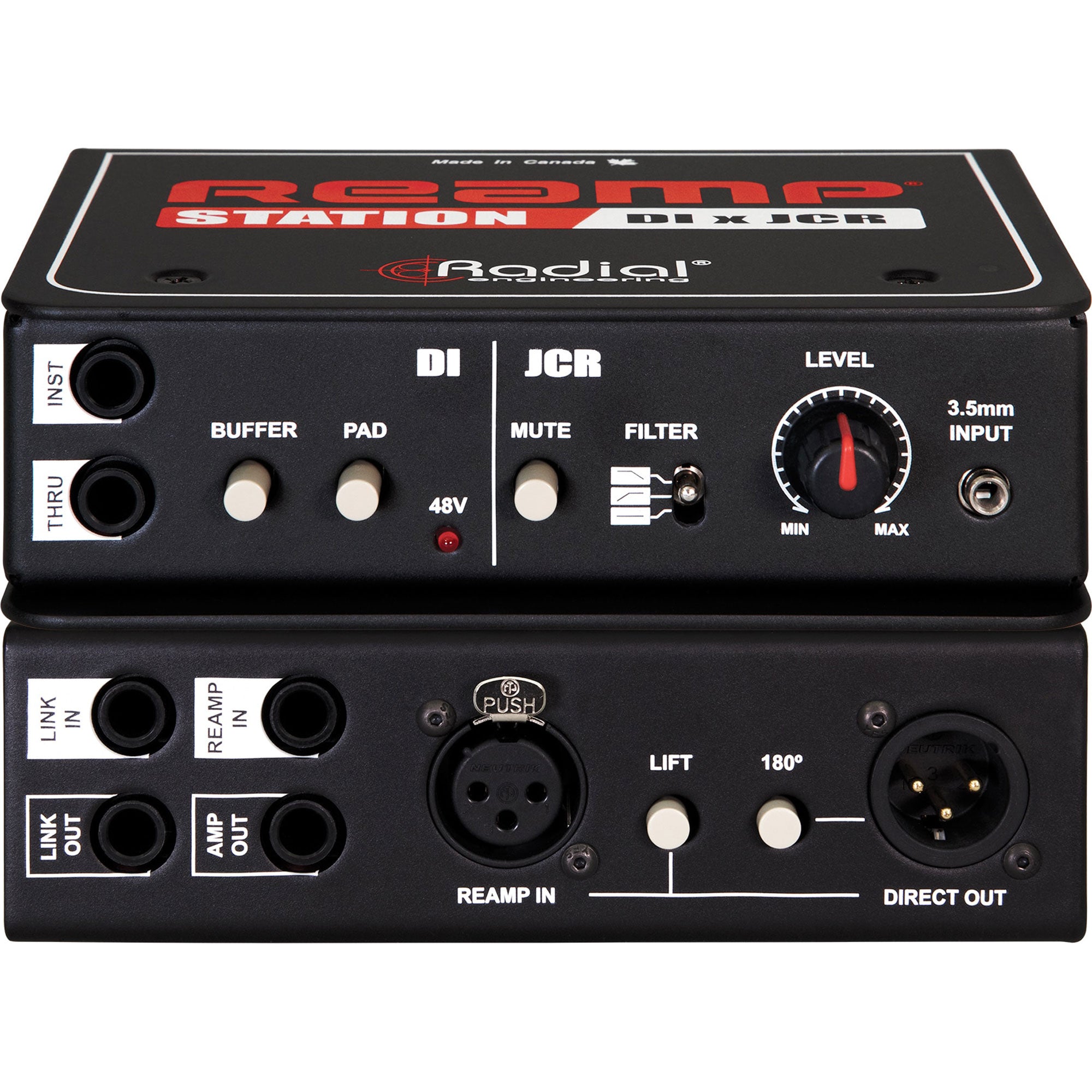 Radial Engineering Reamp Station Studio Reamper and Direct Box