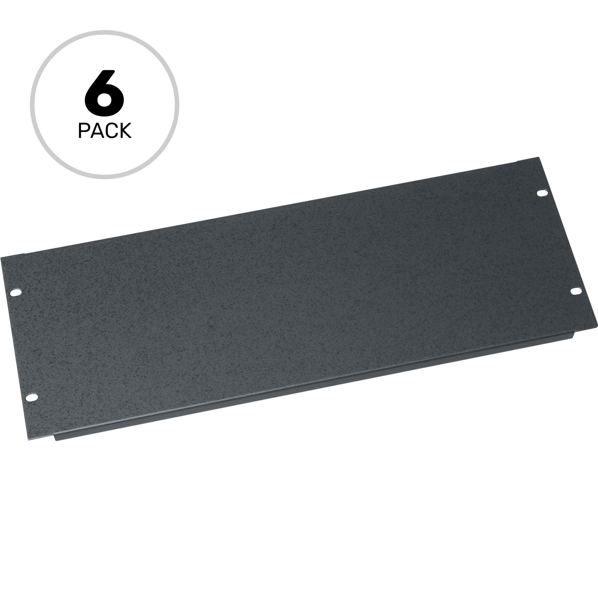 Middle Atlantic SB4-CP6 Flanged Steel Blank Rack Panel 4U (6 Pack)