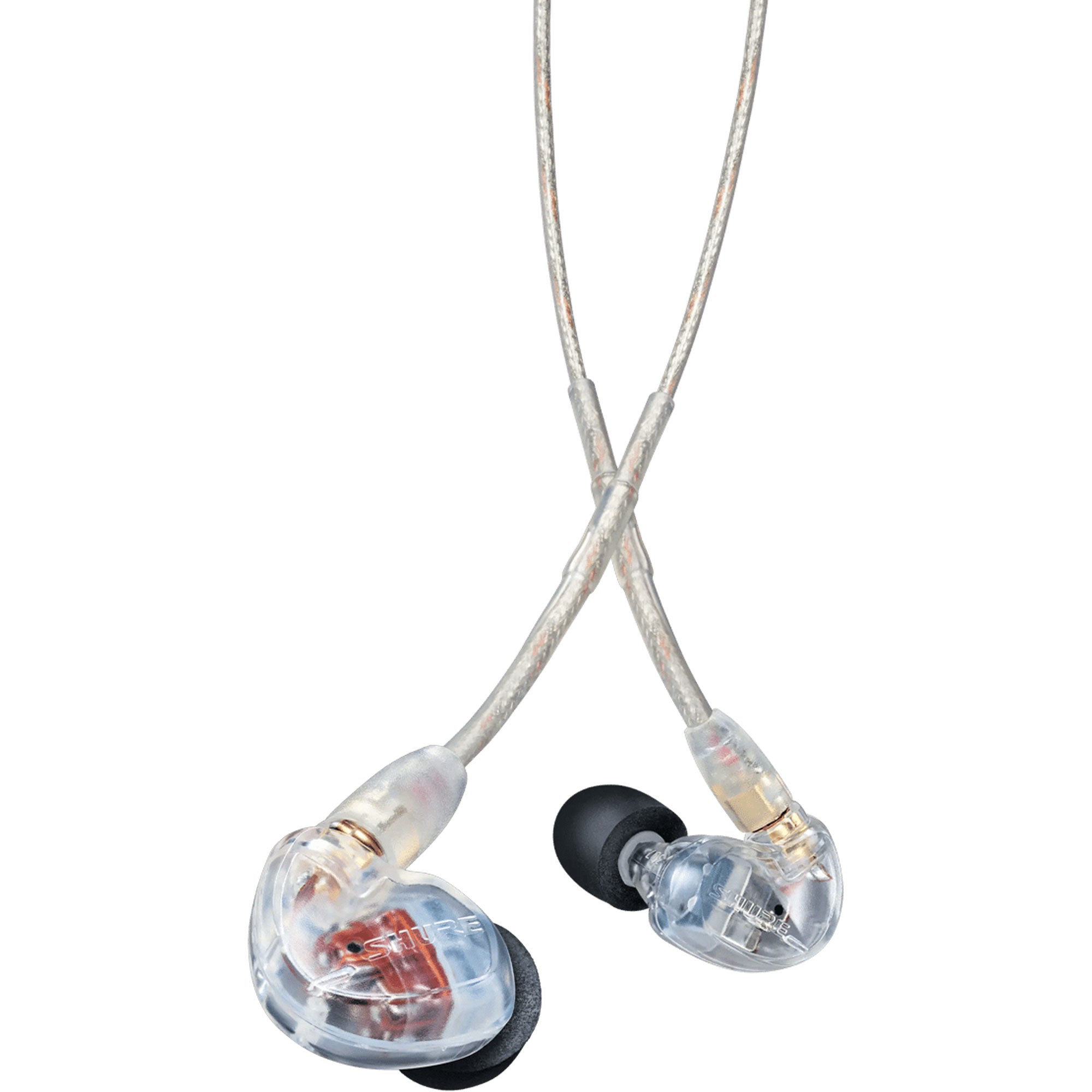 Shure SE535 Sound-Isolating In-Ear Stereo Headphones (Clear)