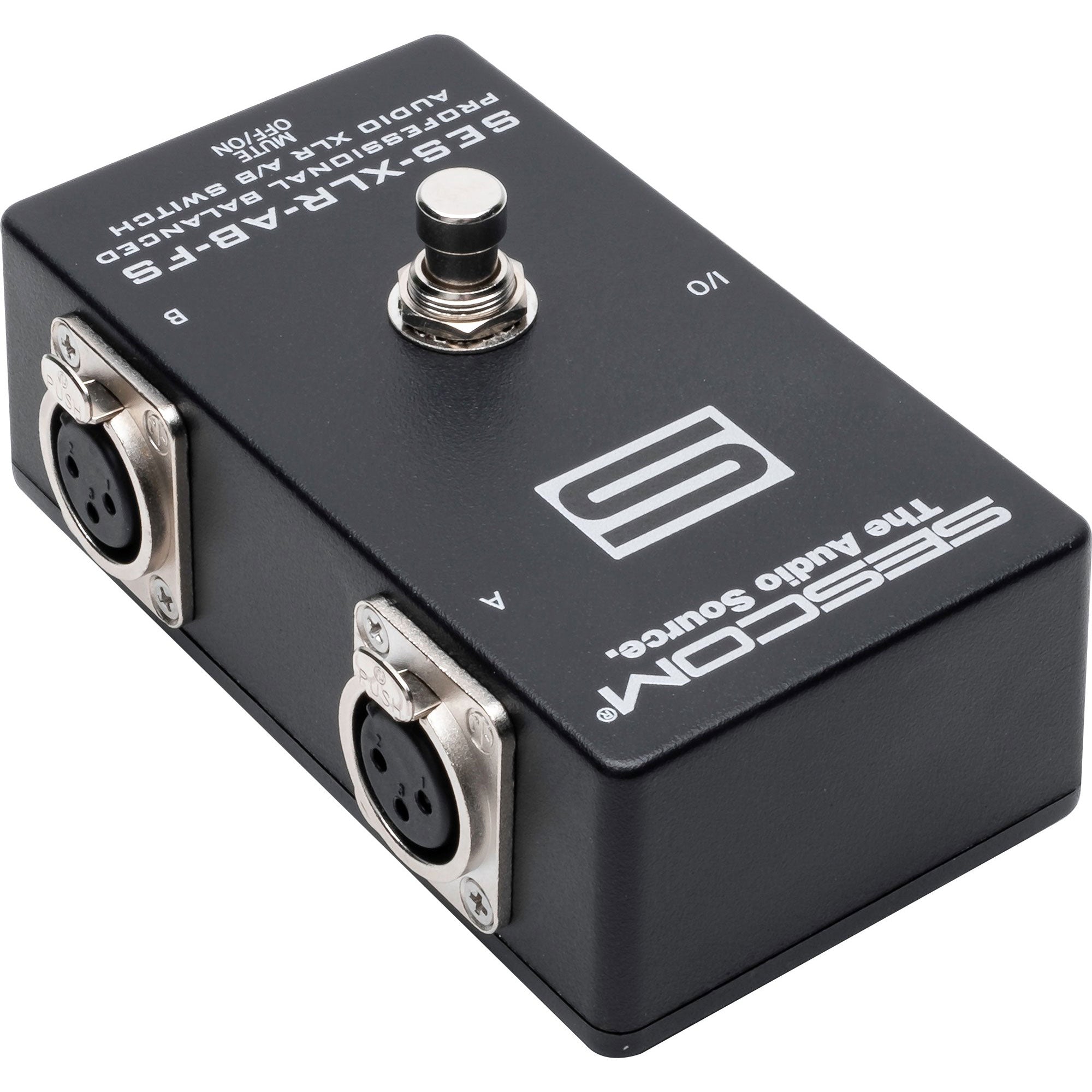 Sescom SES-XLR-AB-FS Balanced XLR A/B Passive Foot Switch