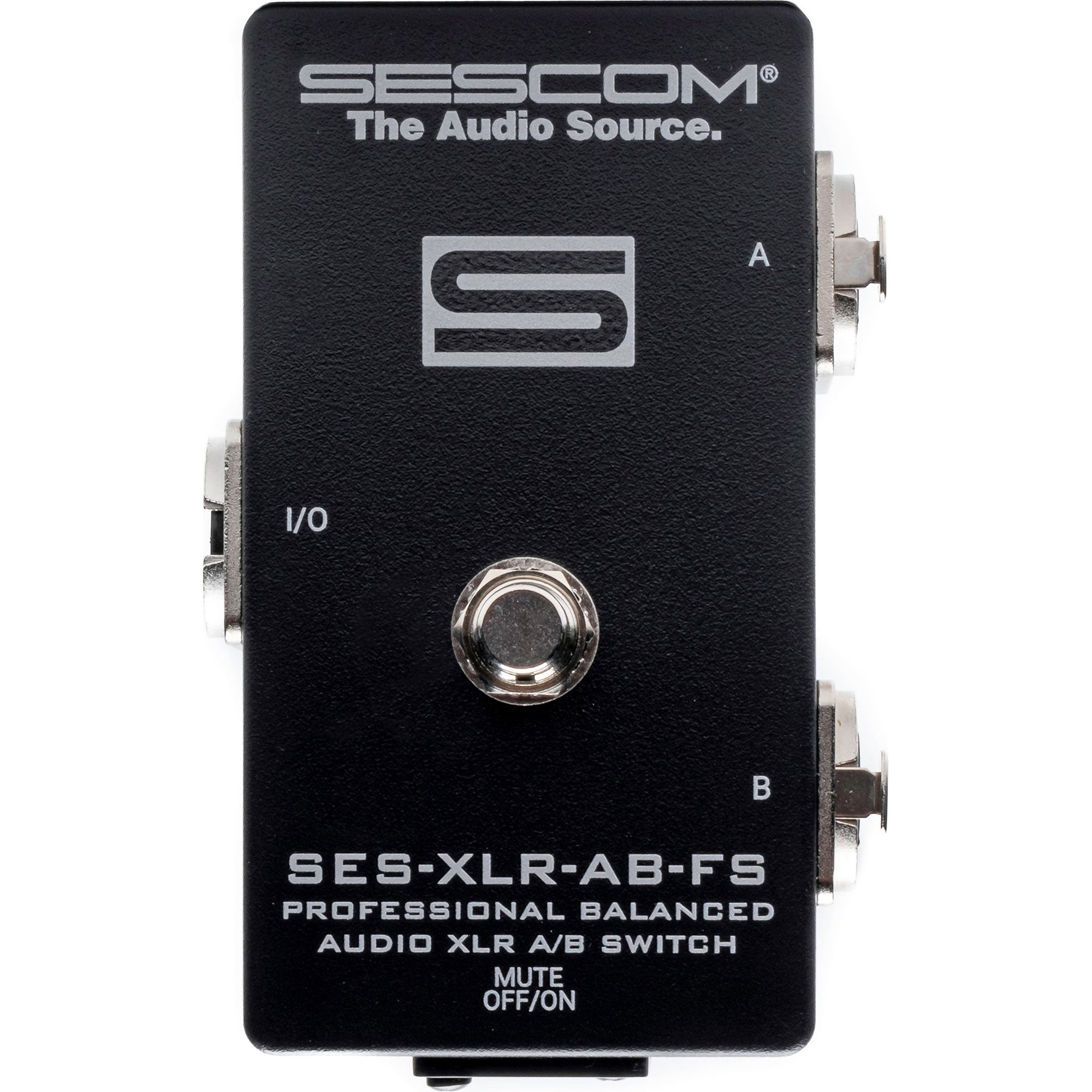 Sescom SES-XLR-AB-FS Balanced XLR A/B Passive Foot Switch