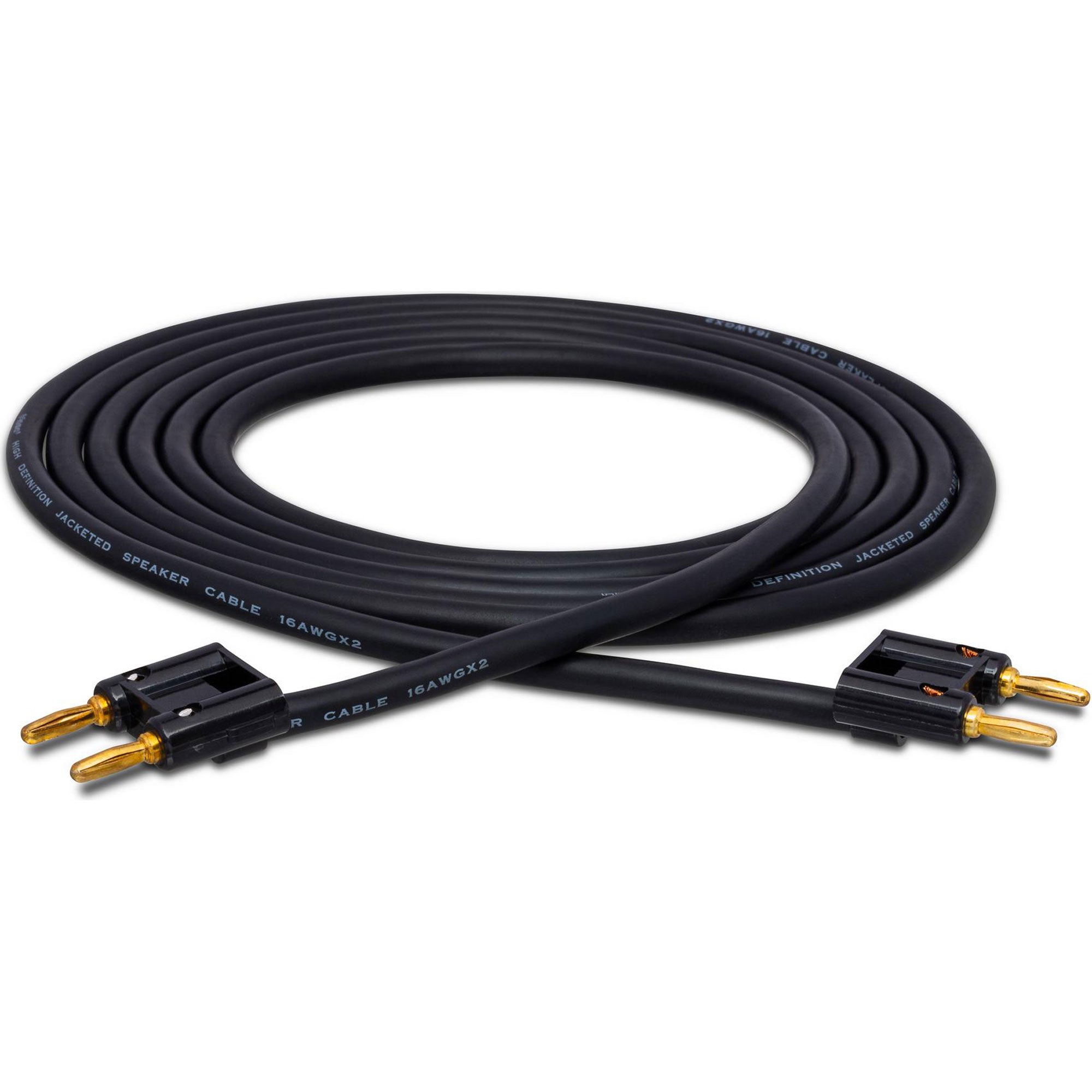 Hosa SKJ-605BB Dual Banana to Dual Banana 16 AWG Speaker Cable (5')