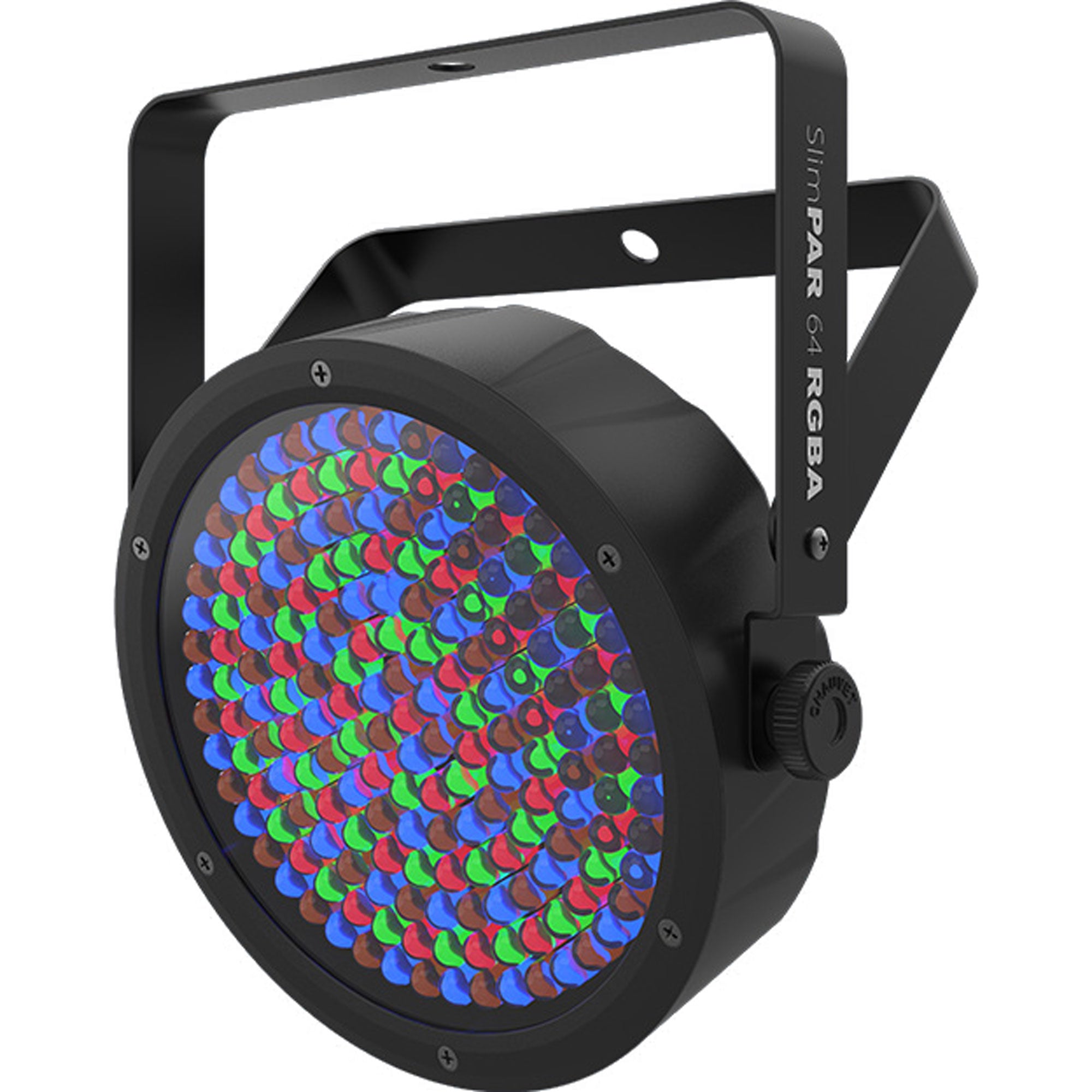 Chauvet DJ SlimPAR 64 RGBA Low-Profile LED PAR Wash Light with DMX Control (Black)