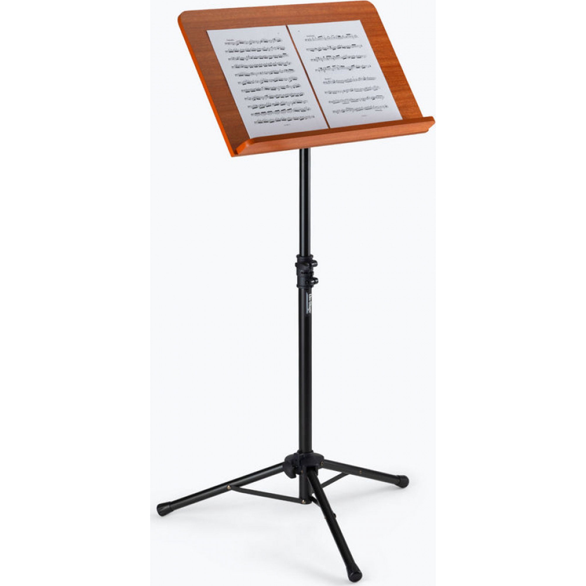 On-Stage SM7312W Conductor Stand with Wide Wooden Bookplate